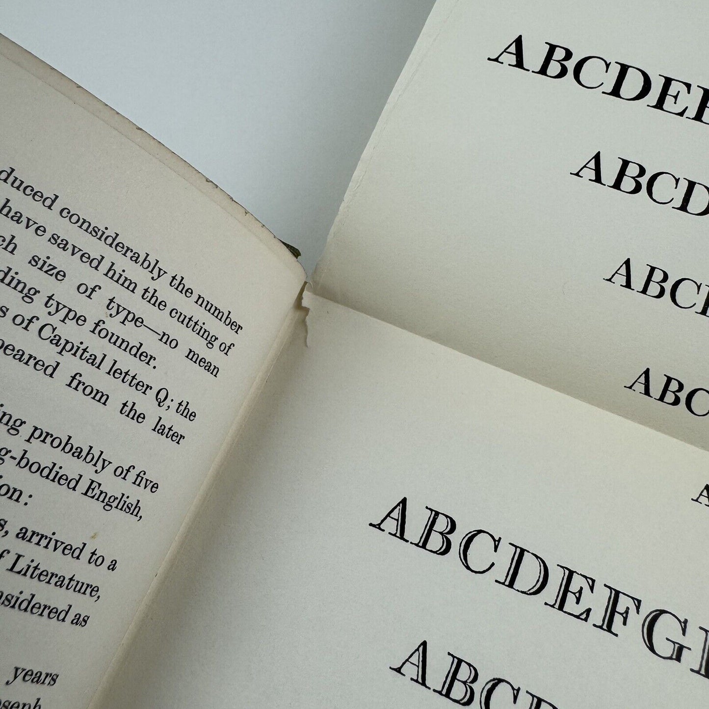Vincent Figgins Type Specimens 1801 and 1815 edited Berthold Wolpe | The Printing Historical Society, St Bride Institute, 1967 | ex-library Westminster Libraries