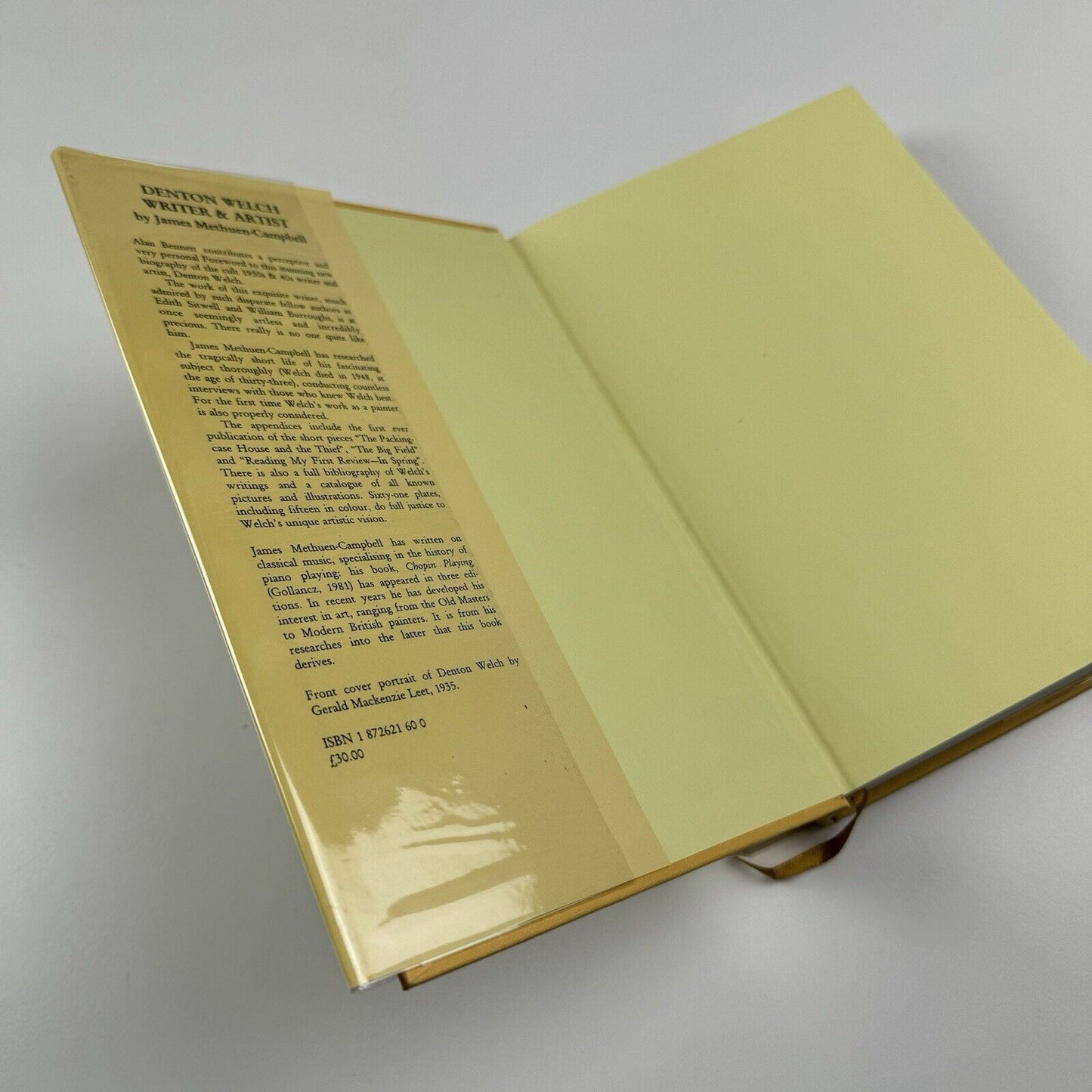 Denton Welch. Writer & Artist by James Methuen-Campbell | Tartarus Press, 2002