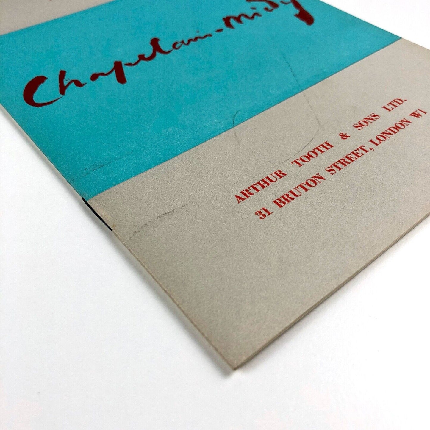 Recent Paintings by Chapelain-Midy | Arthur Tooth & Sons catalogue, Mar–Apr 1957