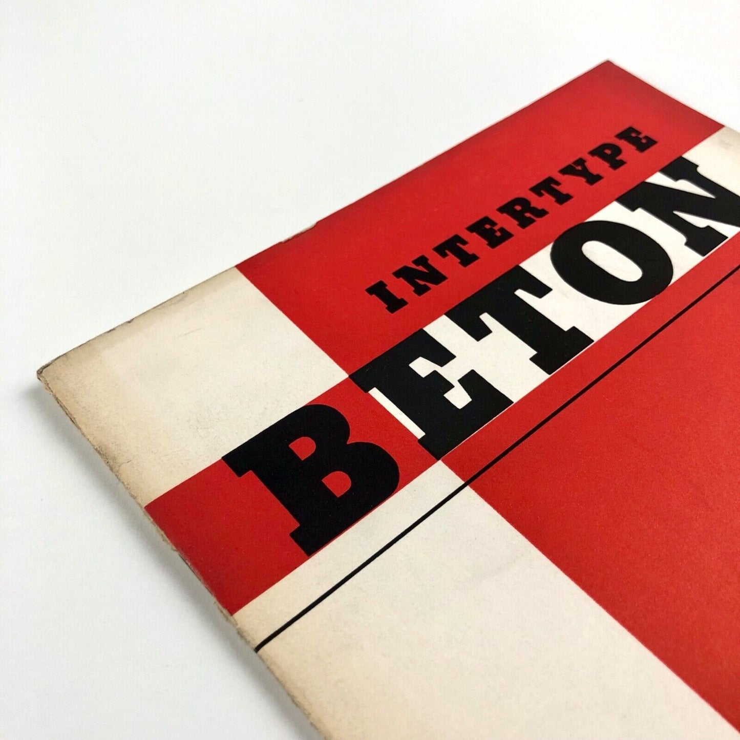 Beton Bold, Medium and Extra Bold | Intertype Corporation specimen booklet