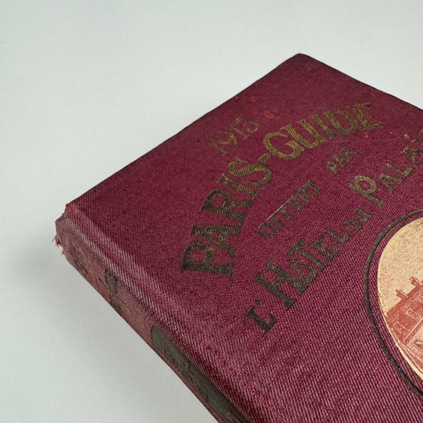 Paris Guide offert par l’Hôtel du Palais, 1913 vintage travel guide