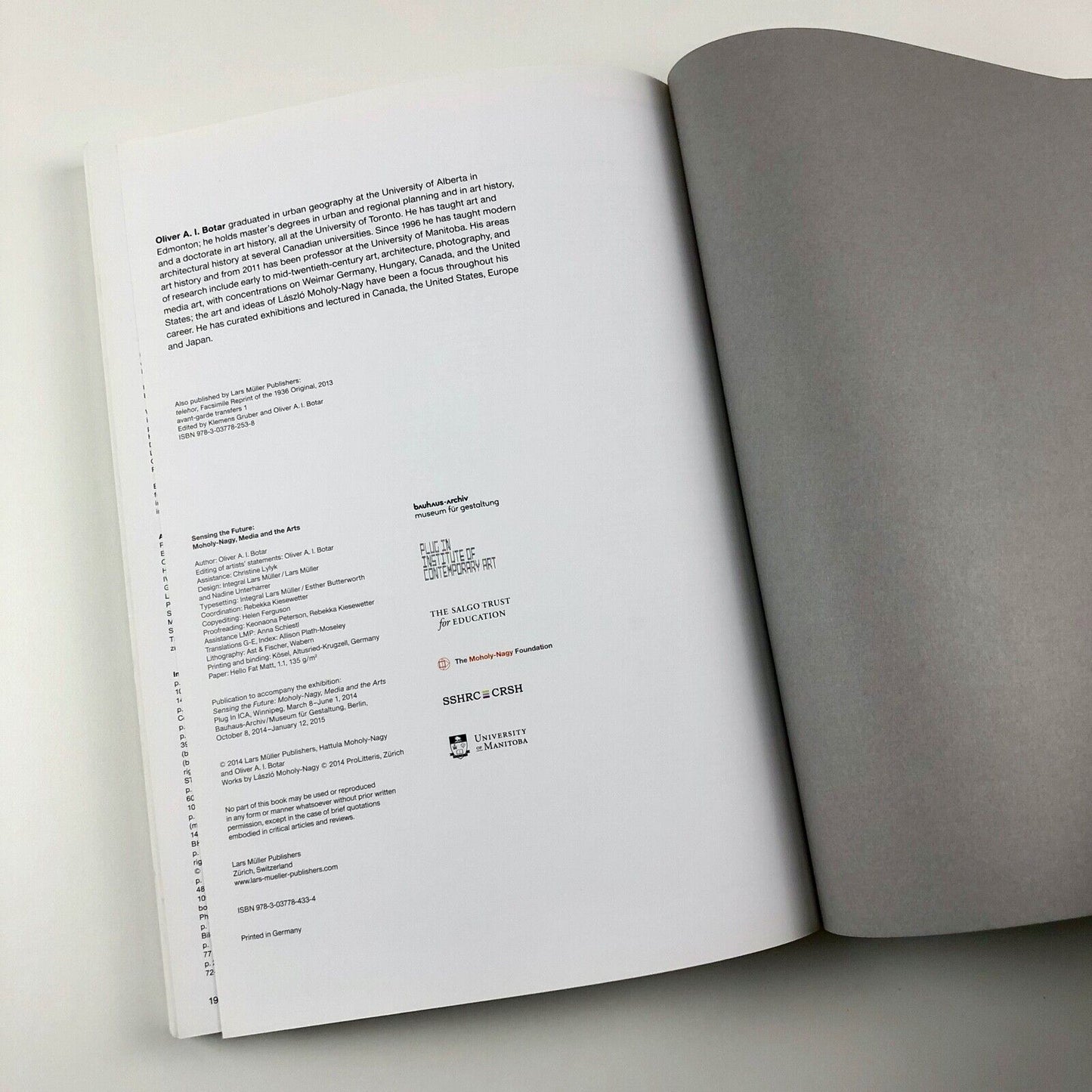 Sensing The Future: Moholy-Nagy, Media and the Arts | Oliver A.I. Botar, 2014