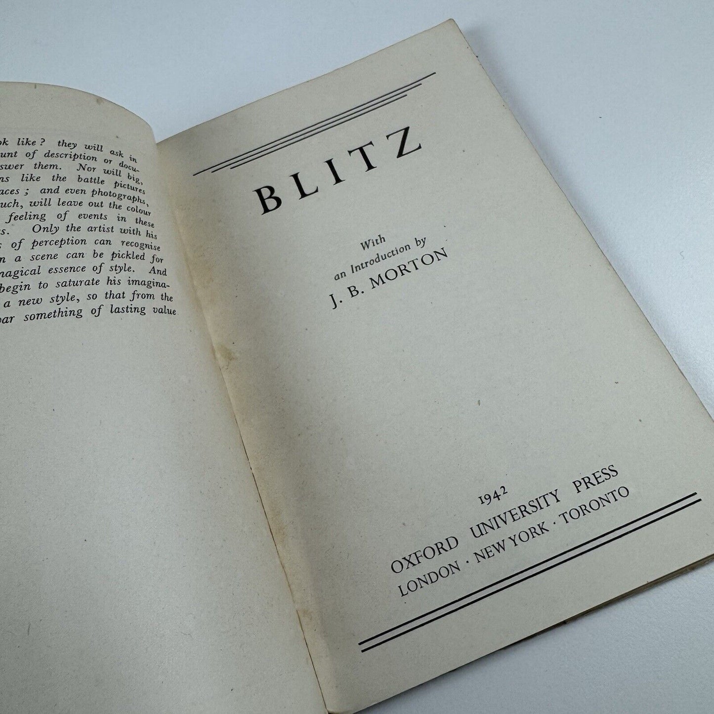 War Pictures by British Artists. No. 2. Blitz | Oxford University Press, 1942