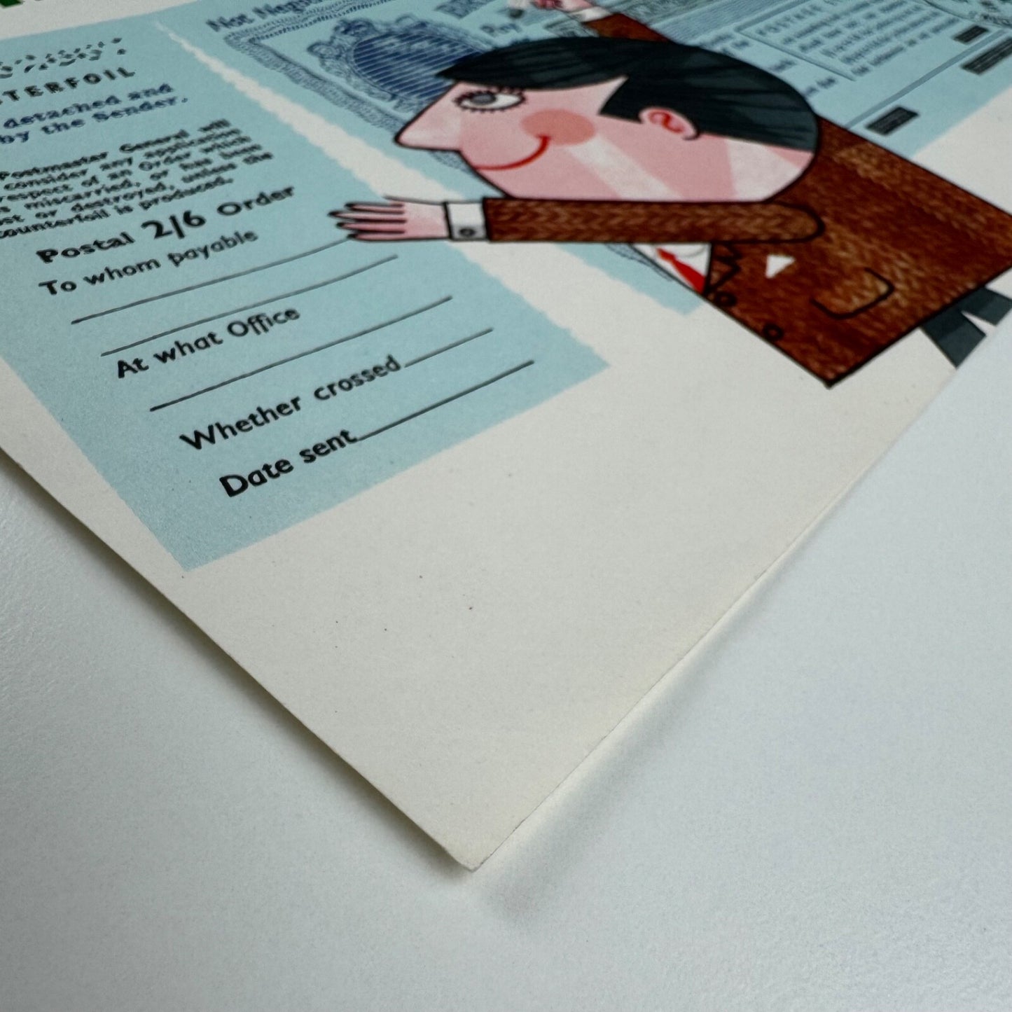 Poster Post Office ‘Before sending a postal order. Fill in Payee's Name' by JPC (Joint Production Council). Poster artist not known. Printer M&M (Moore & Matthes Ltd)