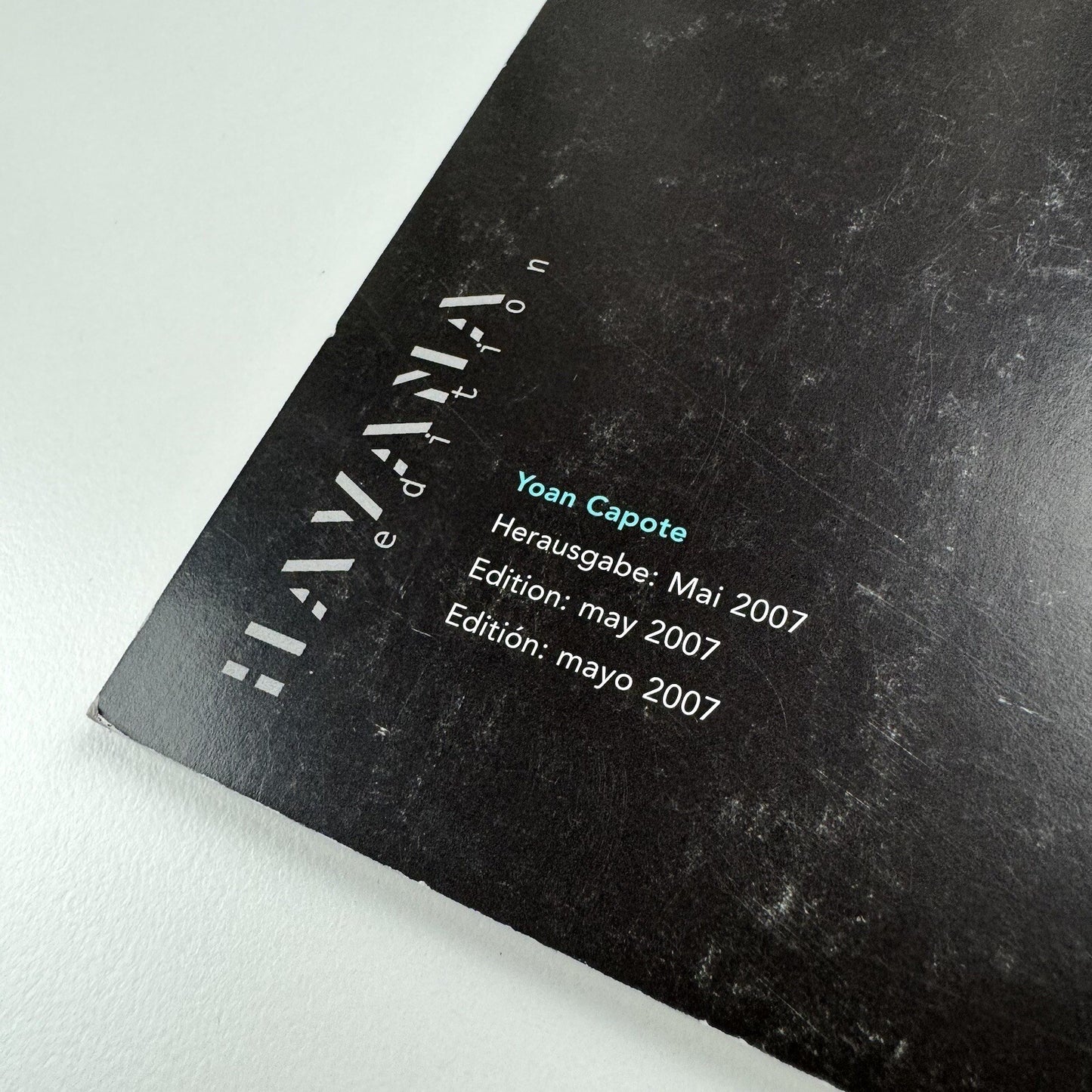 Yoan Capote | Herausgabe Edition, May 2007 catalogue