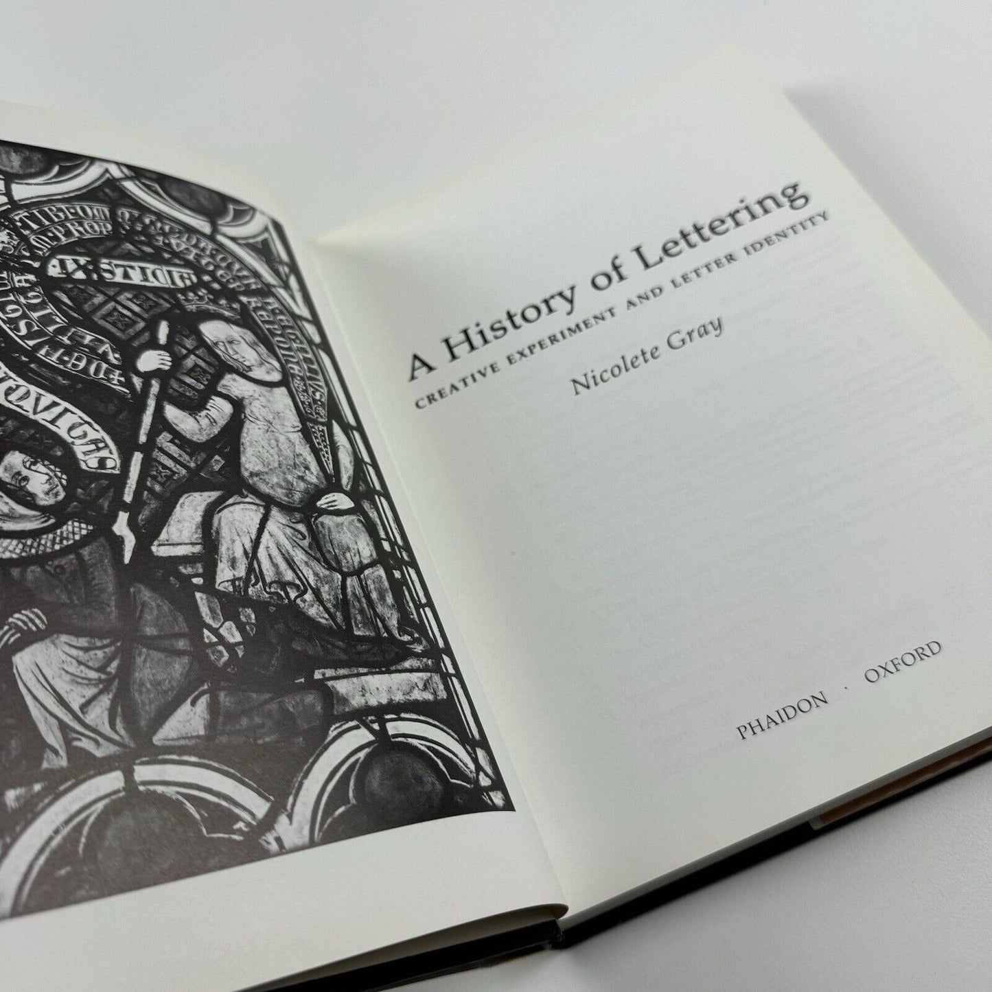 A History of Lettering by Nicolete Gray | Phaidon, 1986