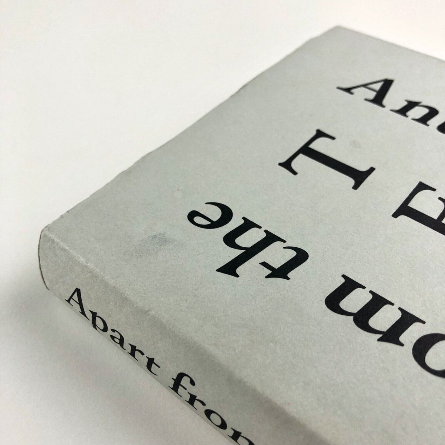 Apart from the Text by Anthony Rota | Oak Knoll Press, 1998