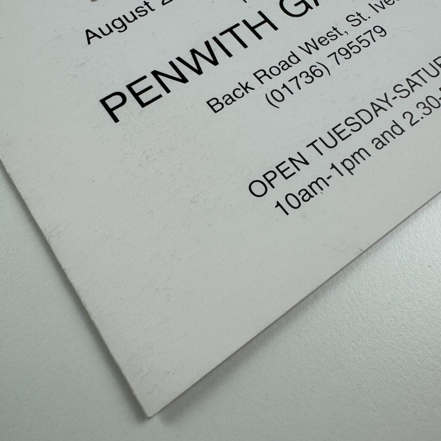 Margo Maeckelberghe – Paintings | The Penwith Gallery St Ives | Folded card