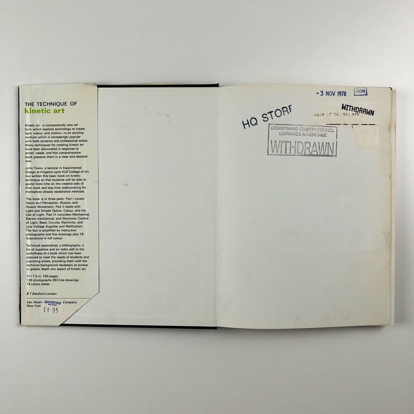 The technique of kinetic art by John Tovey | Batsford, 1971