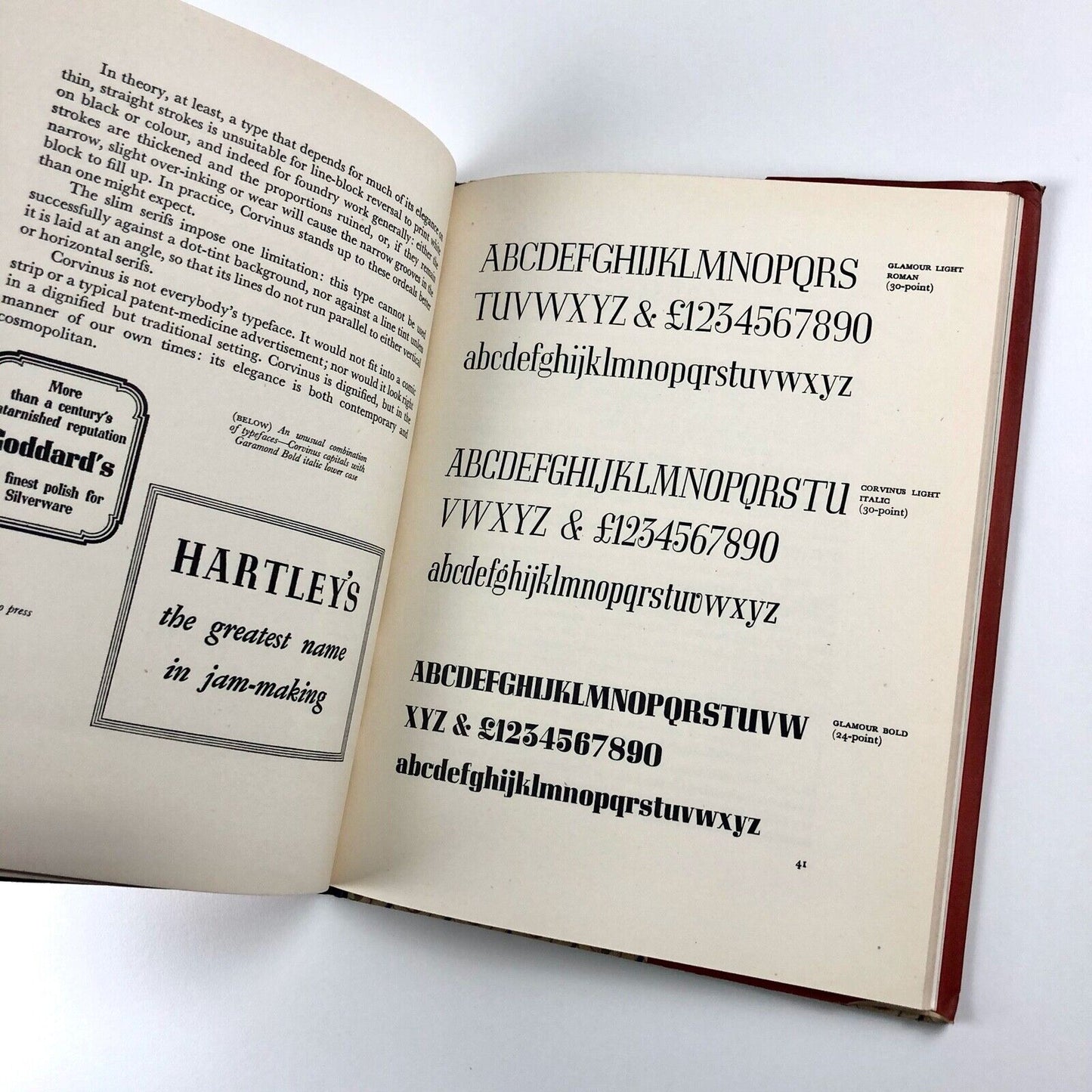 Alec Davis – Type in Advertising | Published by Raithby, Lawrence & Company, c.1950