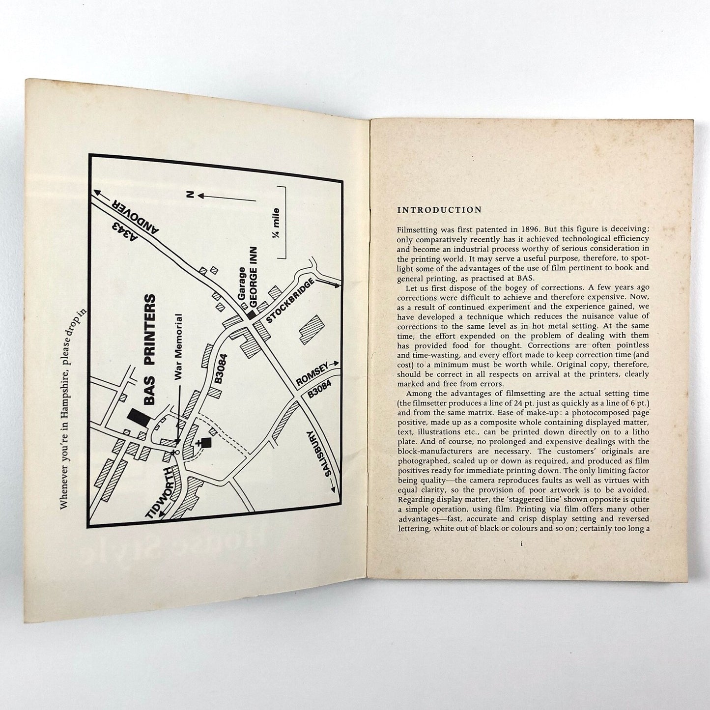 BAS Printers Limited – House Style booklet | Undated