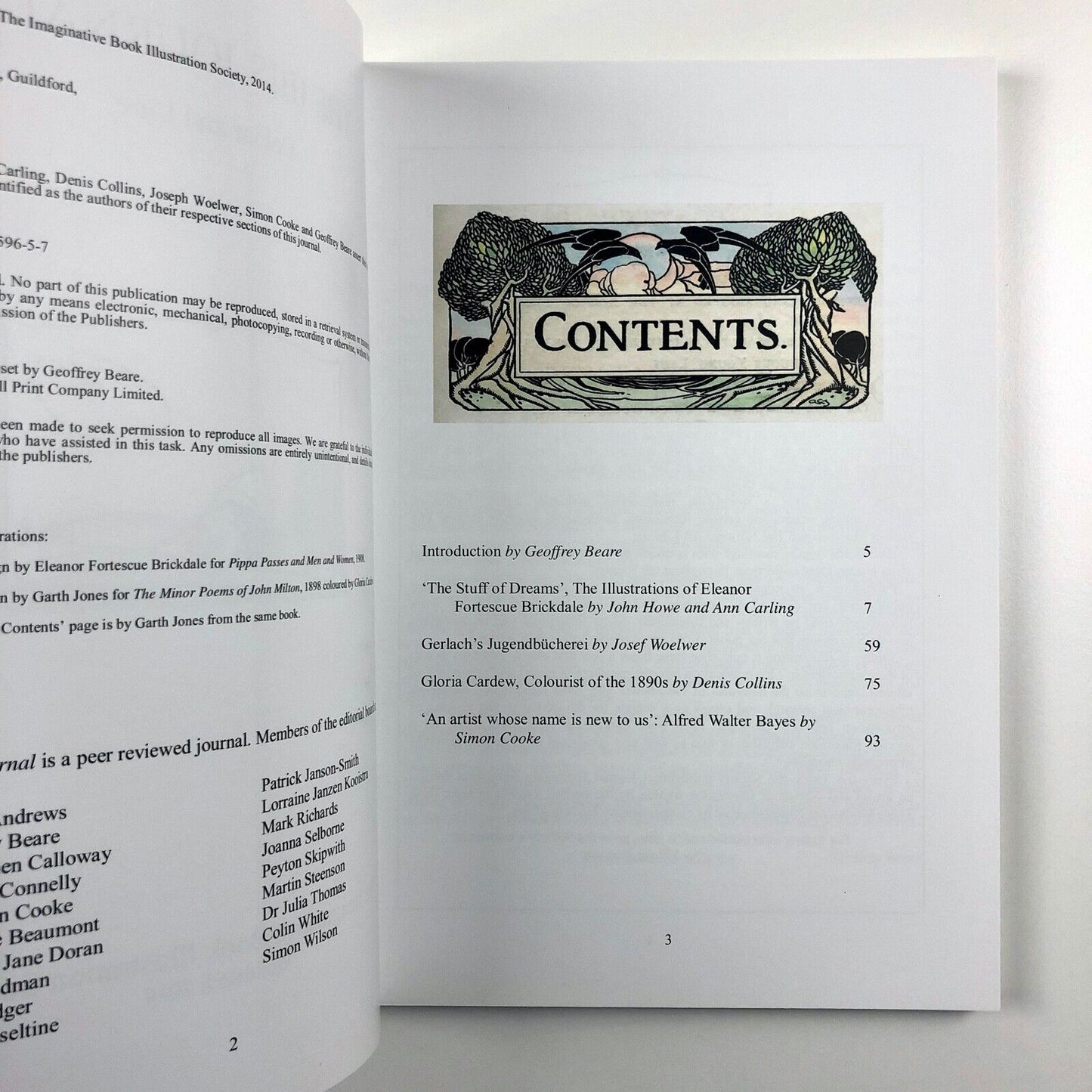 Imaginative Book Illustration Society (IBIS) Journal 5 – Colour and Line, 2014