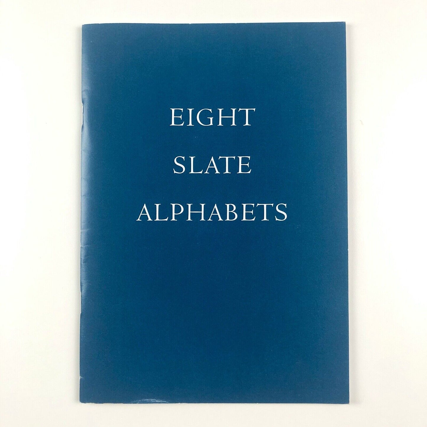 Eight Slate Alphabets commissioned 2016-2018 Michael Taylor | Kindersley, Mawby