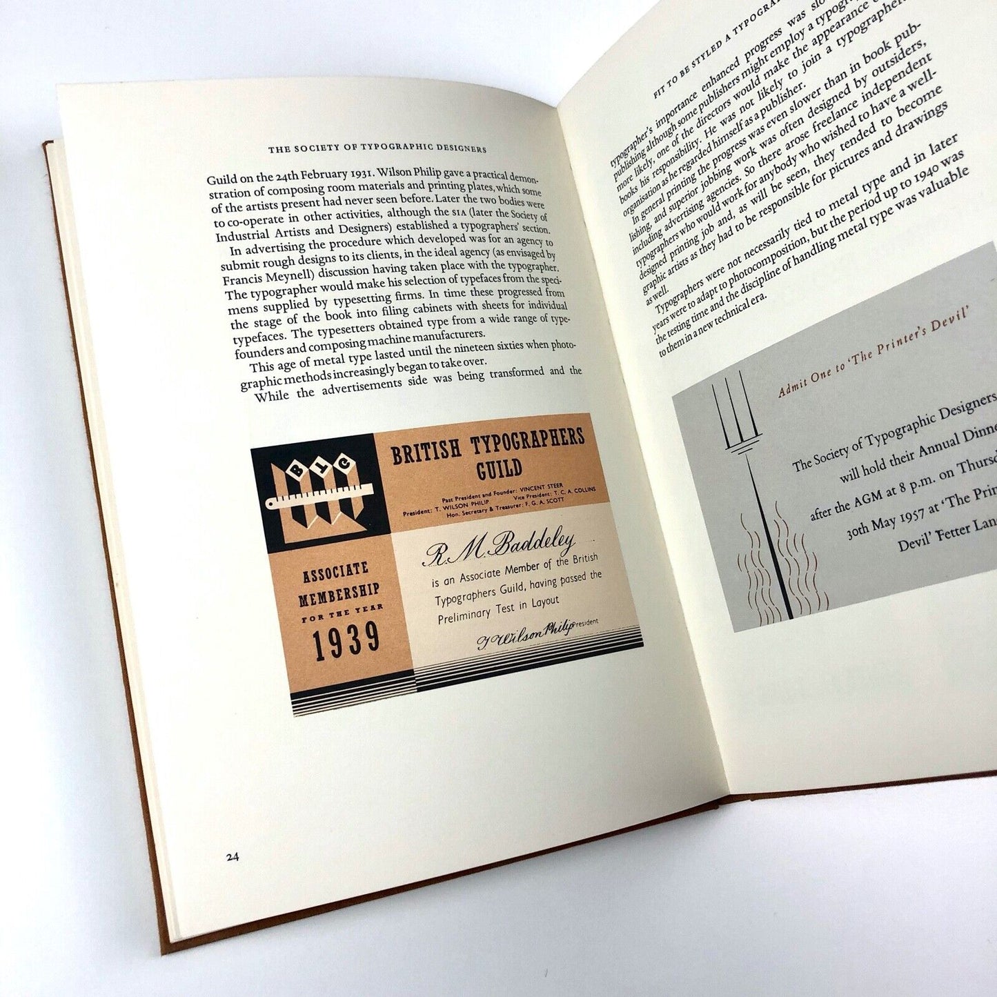 Fit To Be Styled a Typographer by James Moran | Eva Svensson / Westerham, 1978