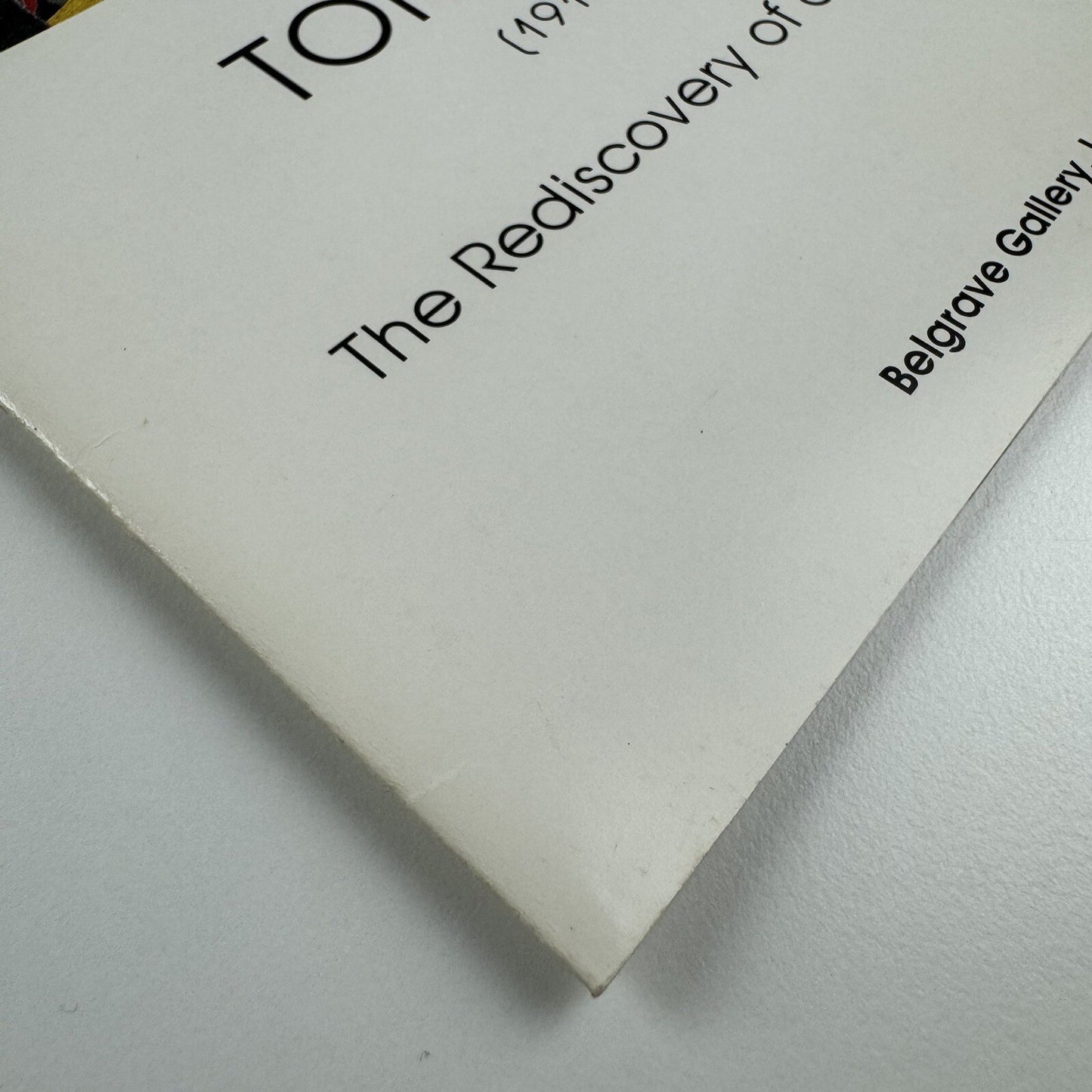 Tom Early (1914-1967) – folded exhibition card | The Rediscovery of a St Ives Artist | Belgrave Gallery, 1994