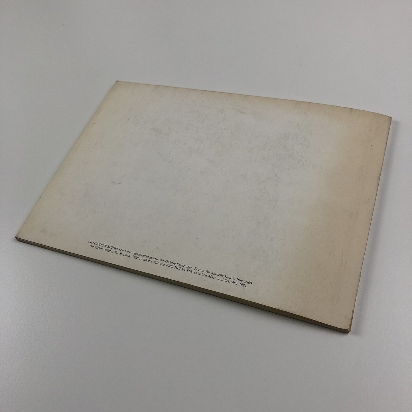Urs Lüthi. Rasend vor Zärtlichkeit | Galerie Krinzinger, Galerie Nächst St Stephan | Exhibition catalogue