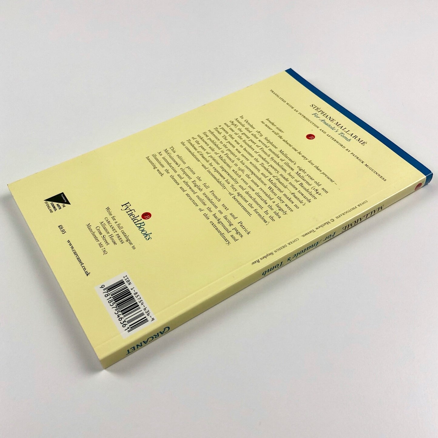 Stéphane Mallarmé – For Anatole's Tomb intro Patrick McGuinness 2003