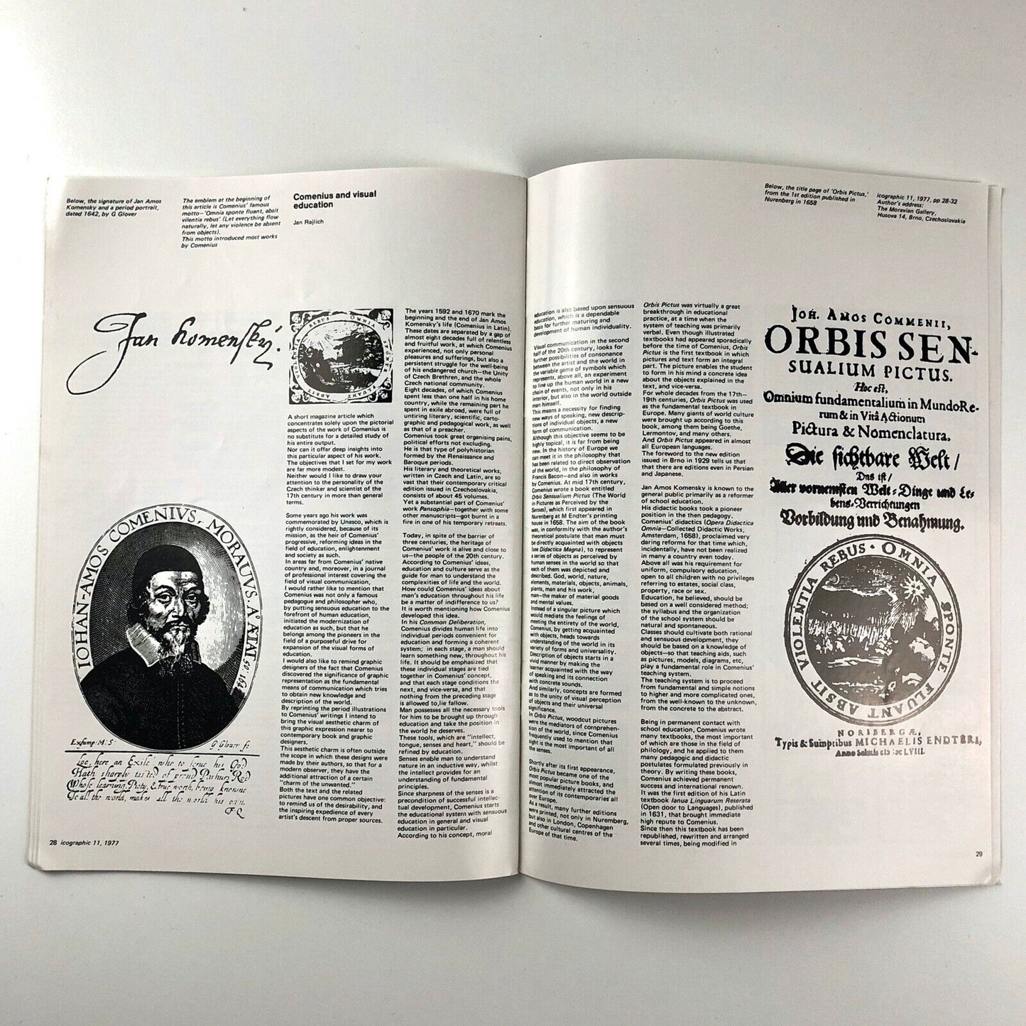 icographic number 11, 1977 | International Council of Graphic Design Associates
