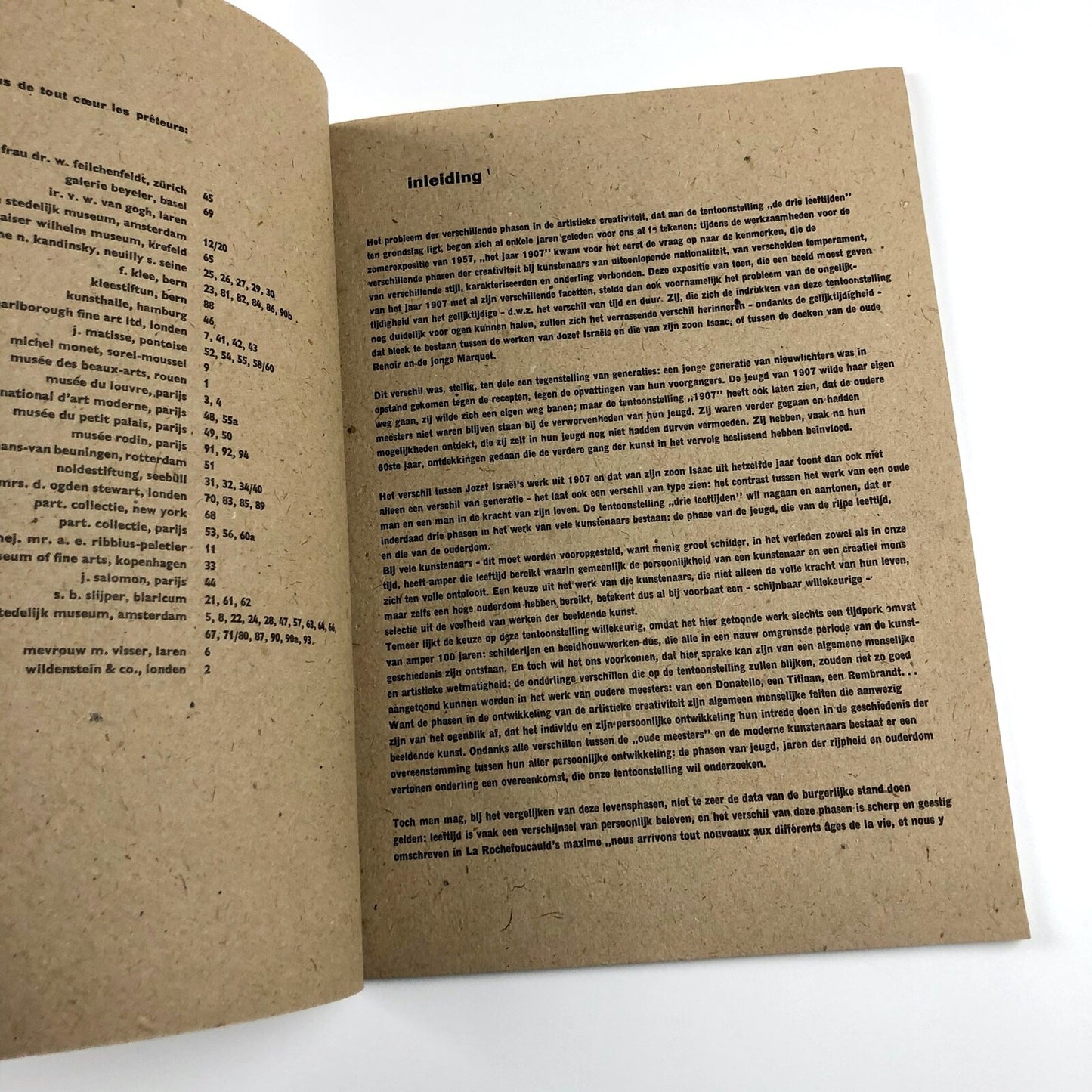 3 Ages Leeftijden Alter | Stedelijk Museum catalogue | Cat. no. 244, 1960