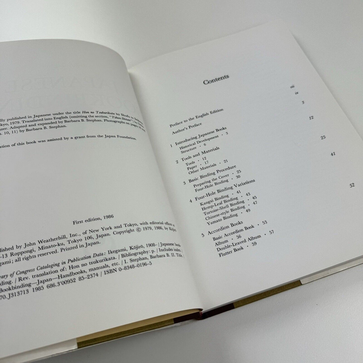 Japanese Book-binding by Kōjirō Ikegami | Weatherhill, New York, 1986