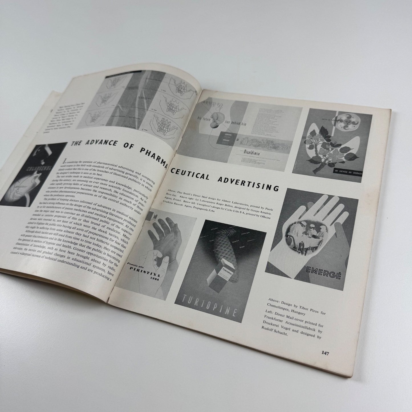 Art & Industry Vol 57, no 341, Nov 1954 pharmaceutical advertising Hans Barschel