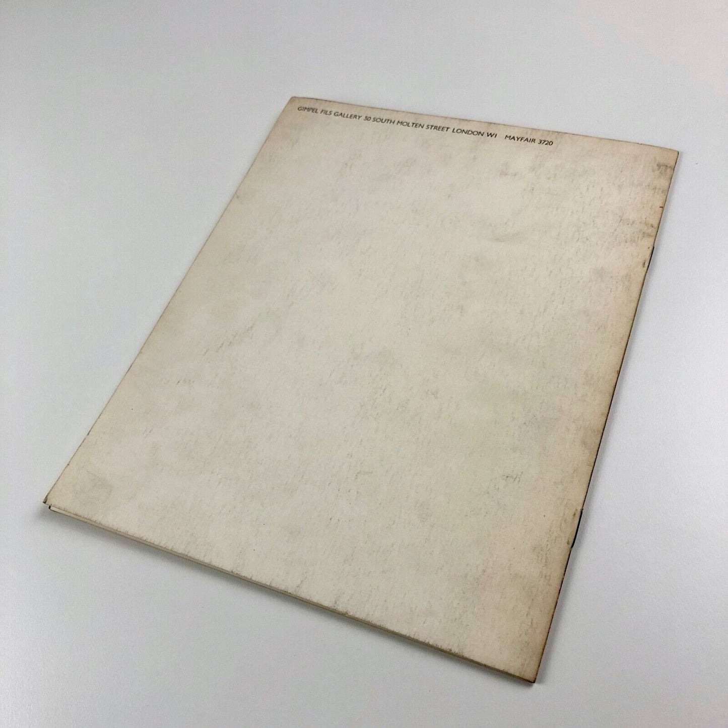 Lin Show Yu | Gimpel Fils Gallery exhibition catalogue, January 1964