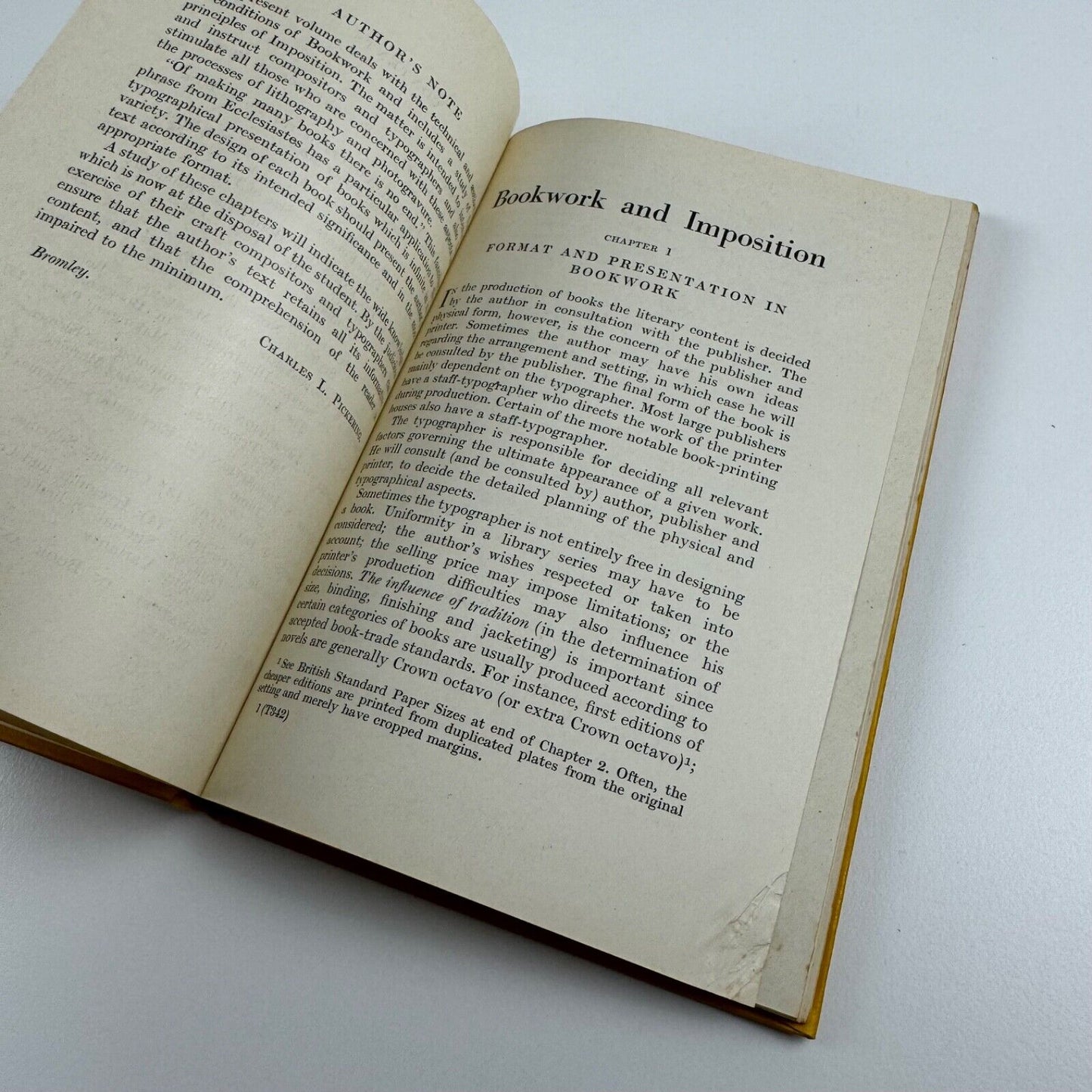 Bookwork and Imposition by Charles L. Pickering | Pitman Printing Theory and Practice 4, 1949