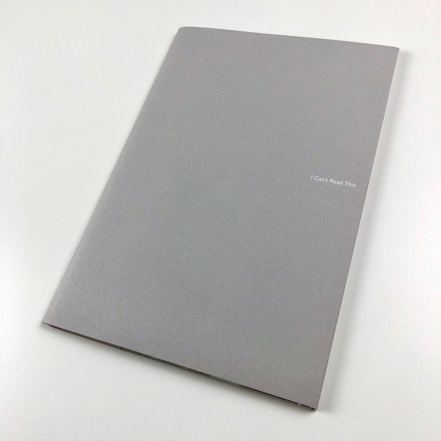 I Can’t Read This and I Designed This by M. Skjei 1994 - chapbook and envelope