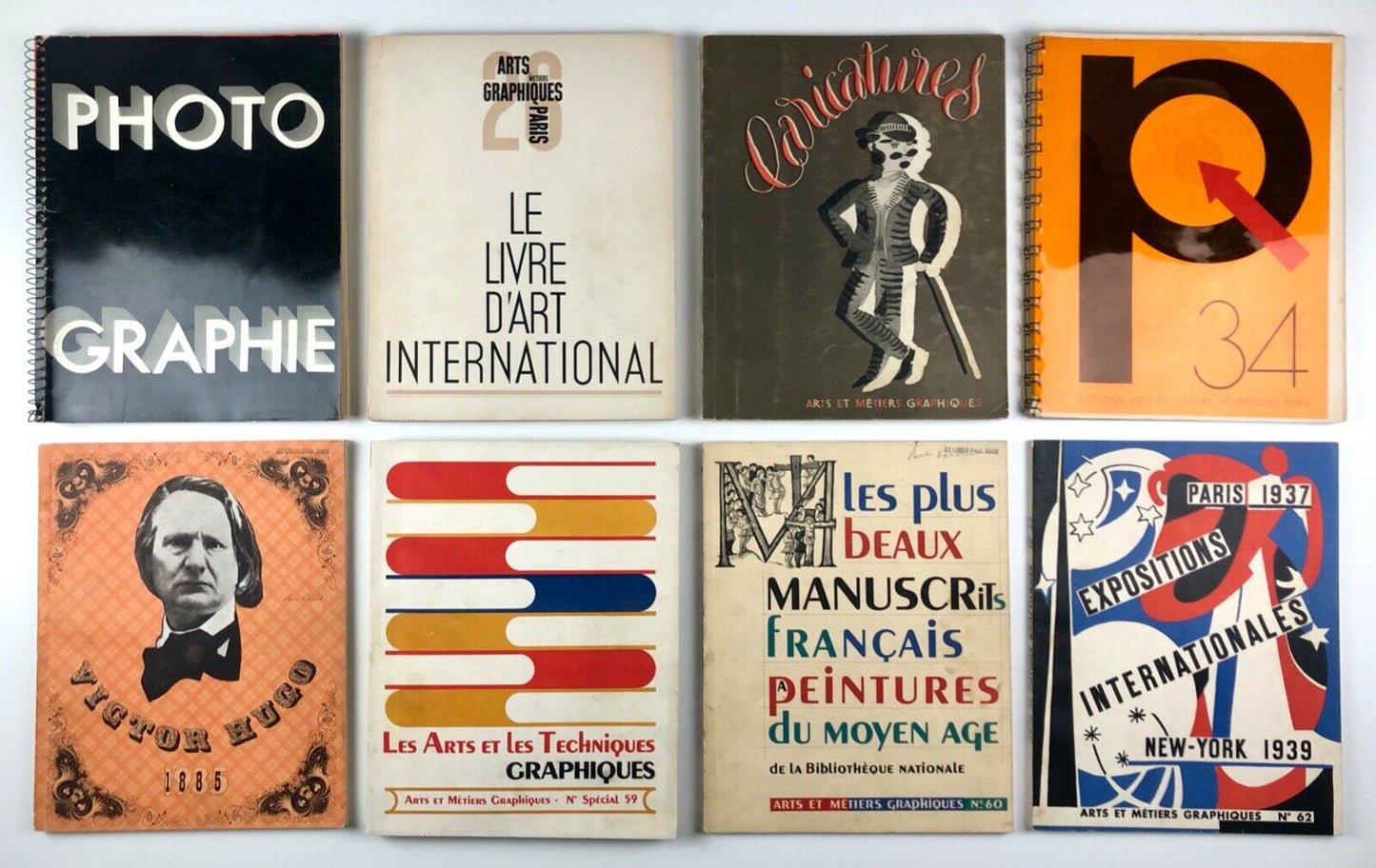 Arts et Métiers Graphiques Vols 1-68 1927-39 Charles Peignot 68 vols some Paul Rand ex-libris