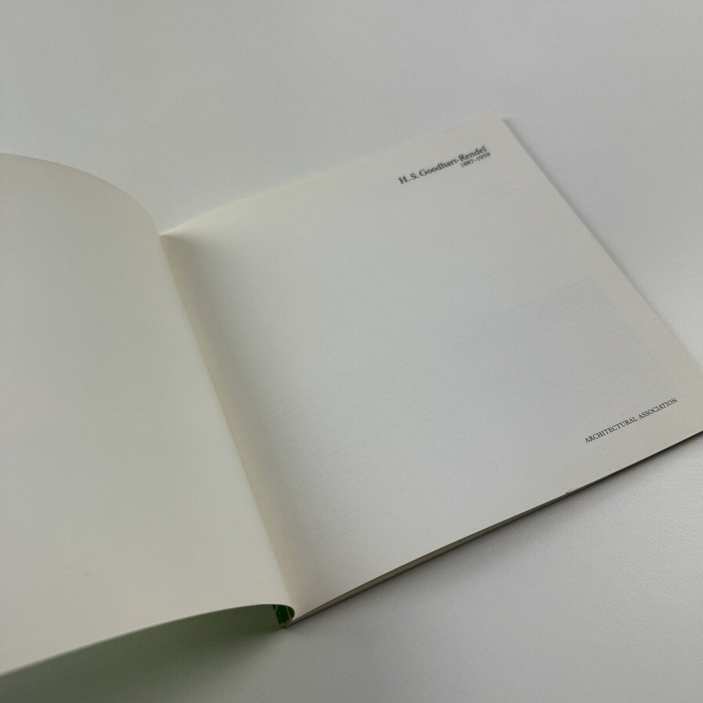 H.S. Goodhart-Rendel 1887-1959 edited by Alan Powers | Architectural Association, 1987