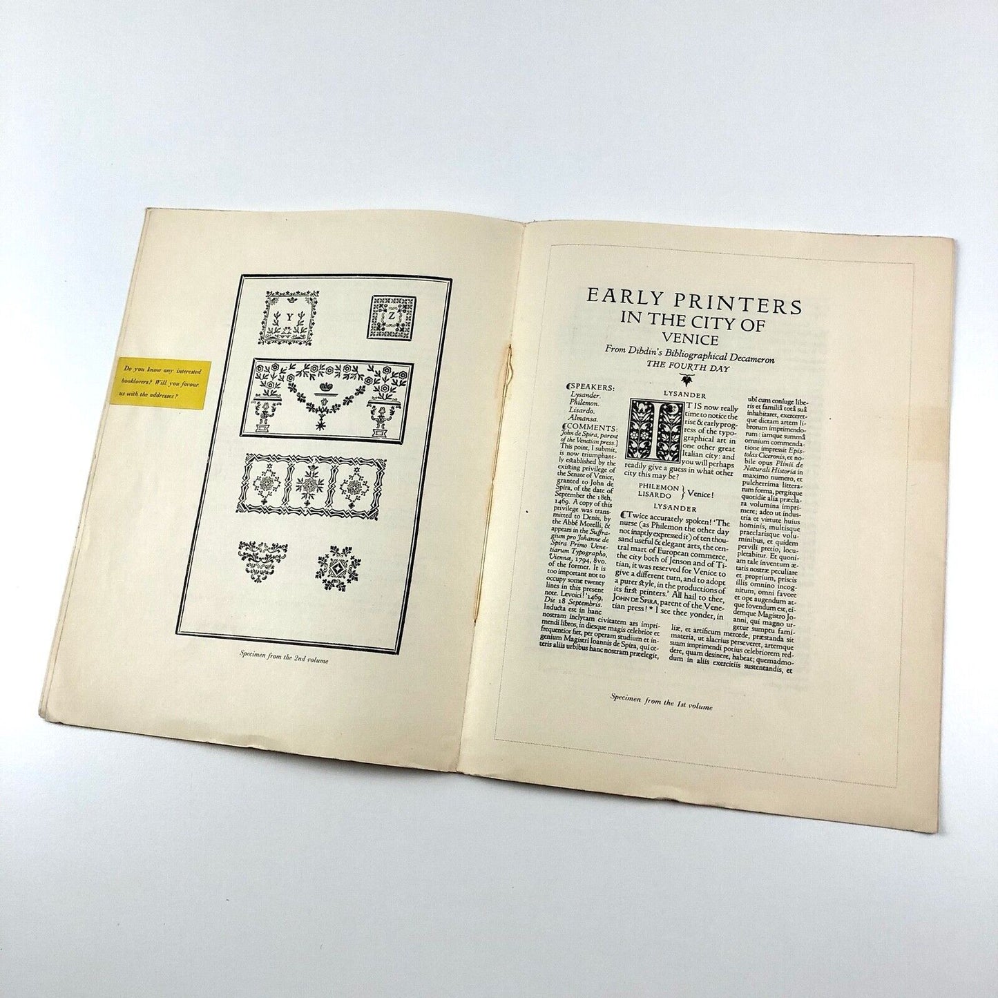 The Indispensable Books for Collectors of Fine Printing | Bibliotheca Typographica