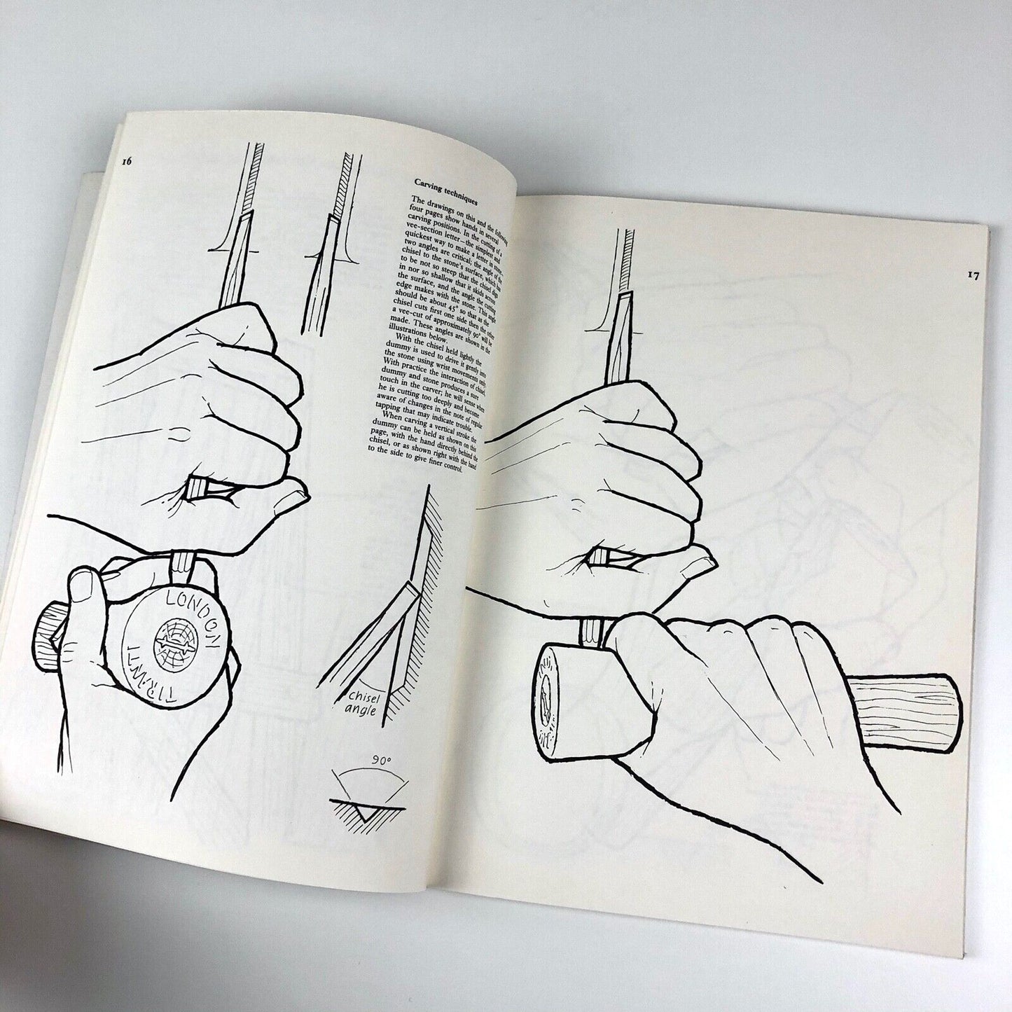 Carving Letters in Stone & Wood by Michael Harvey introduction by Hugh Casson | The Bodley Head, 1987