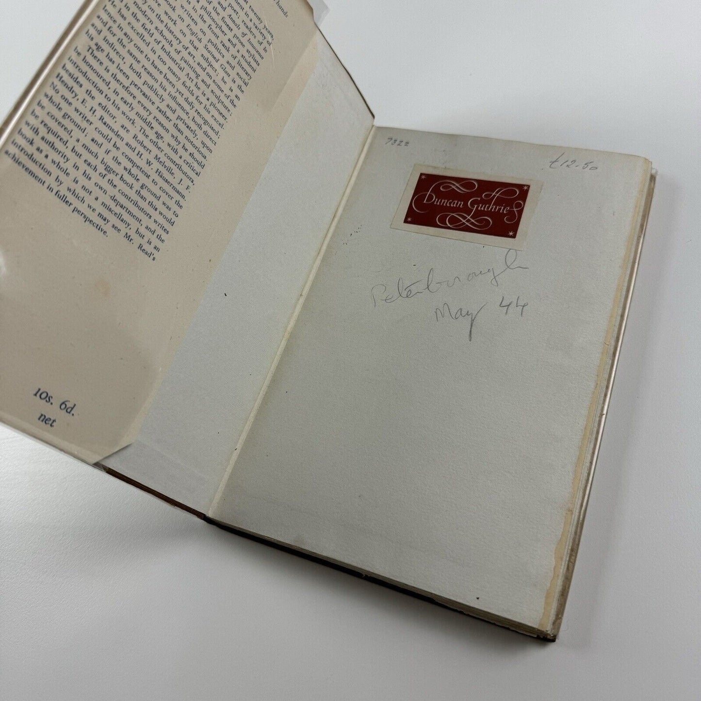 Herbert Read – an introduction to his work by various hands | Edited by Henry Treece, 1944