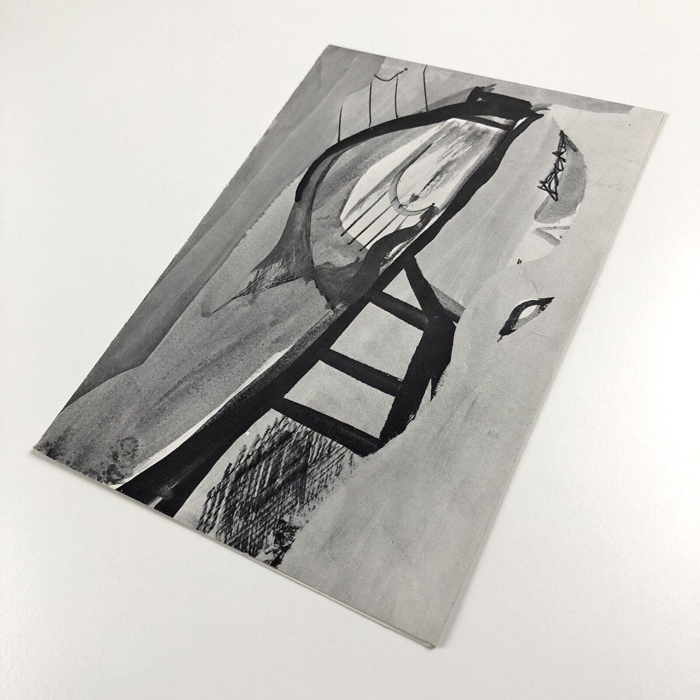 Folding card for Peter Lanyon Gouaches and Drawings 1939-1964 | Bear Lane Gallery, 1969 | introduction by Peter Bowness