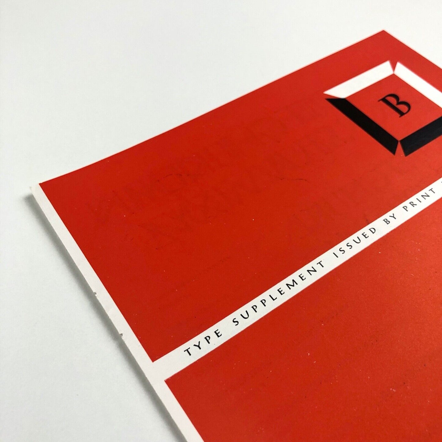 Post Title Berthold Type Foundry Type supplement issued by Print in Britain 1956