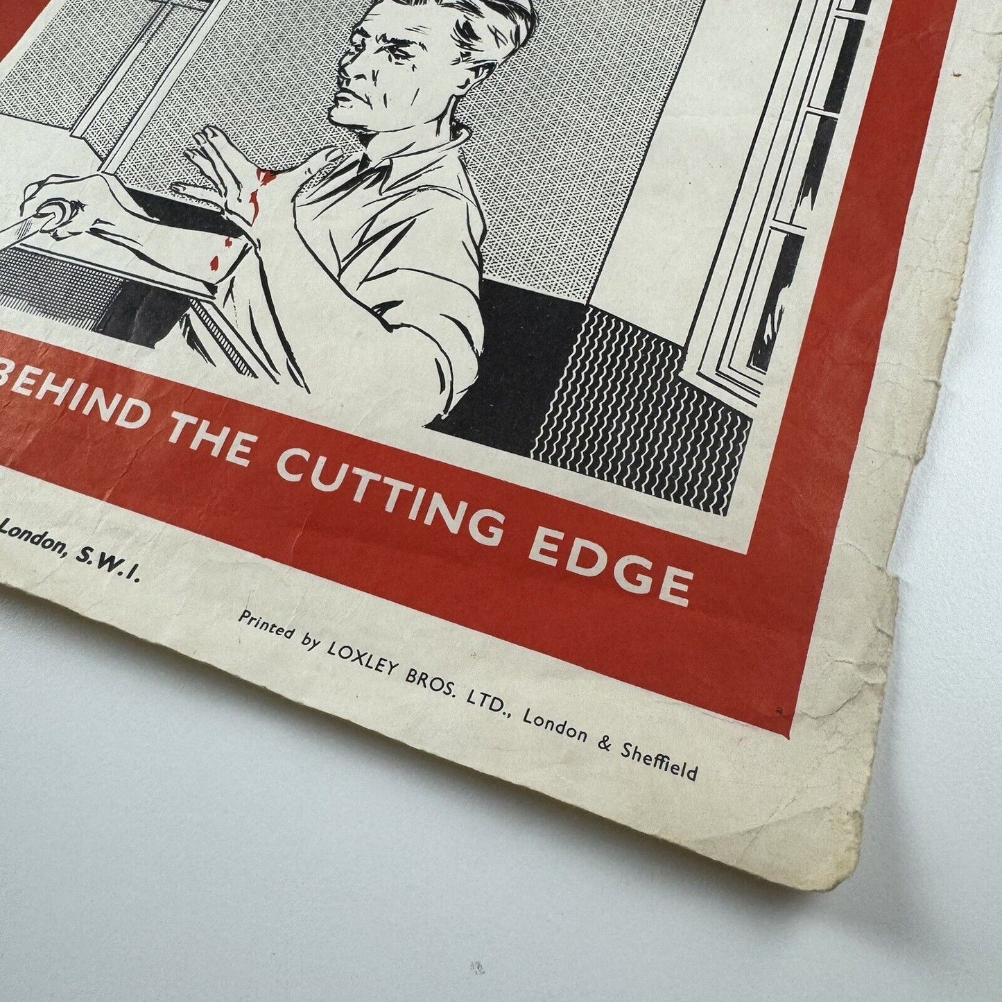 'Cuts and Gashes Can Be Fatal'. RoSPA Royal Society for Prevention of Accidents. Public information poster. Reference number suggests a date of 1944