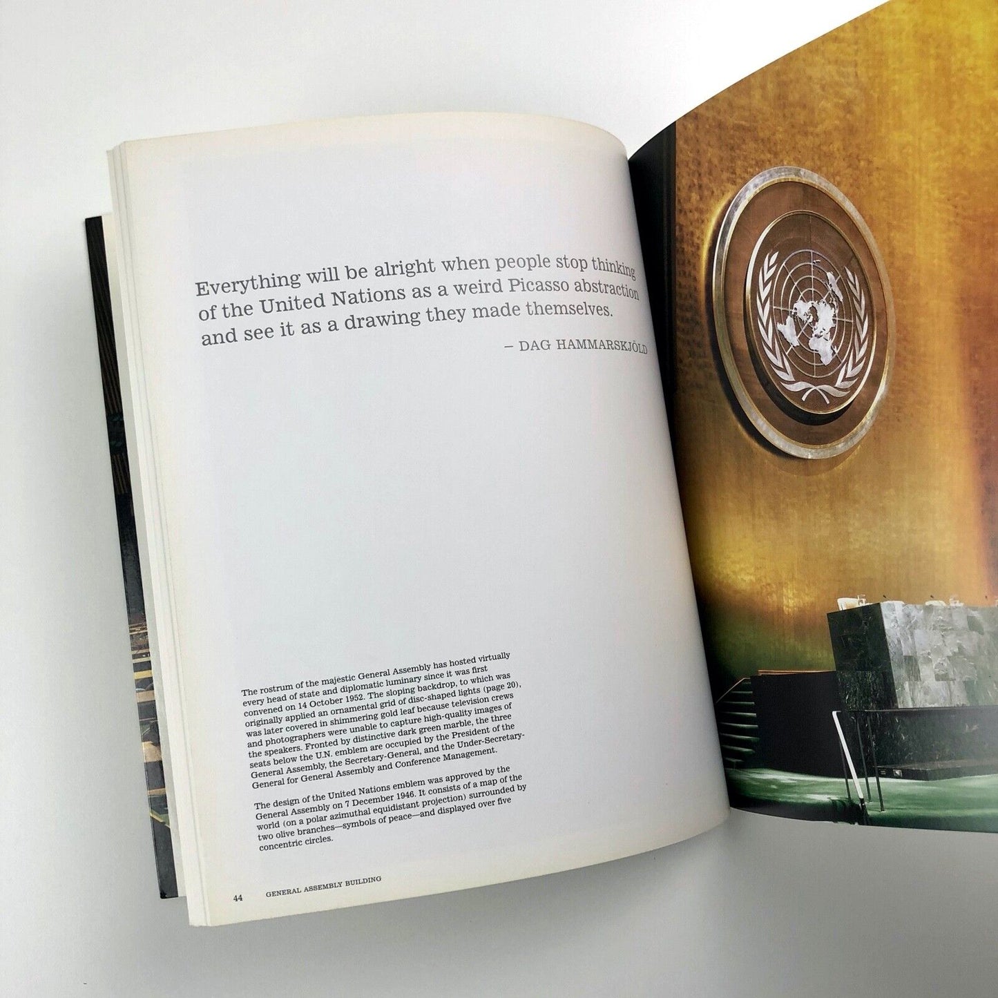The U.N. Building photographs by Ben Murphy. Essay by Aaron Betsky 2005
