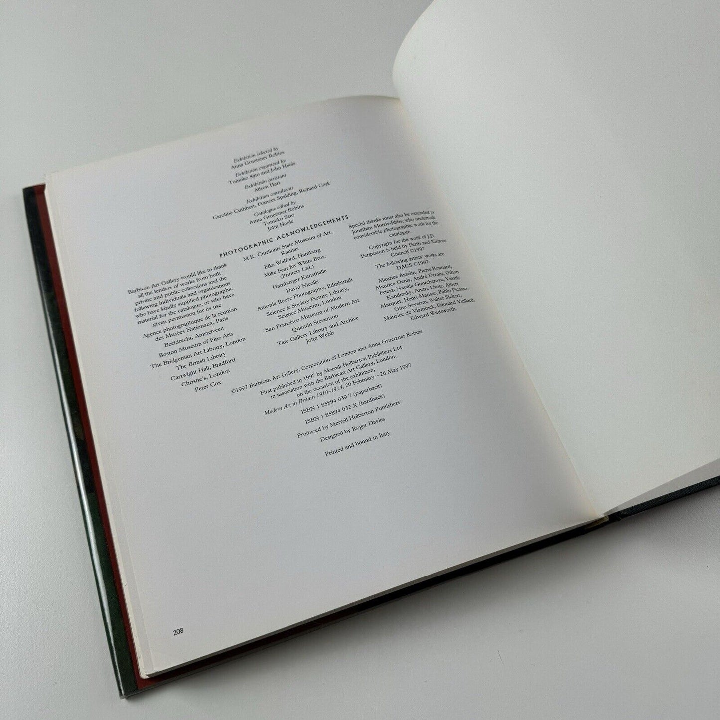 Modern Art in Britain 1910–1914 | Anna Gruetzner Robins | Merrell Holberton catalogue, 1997