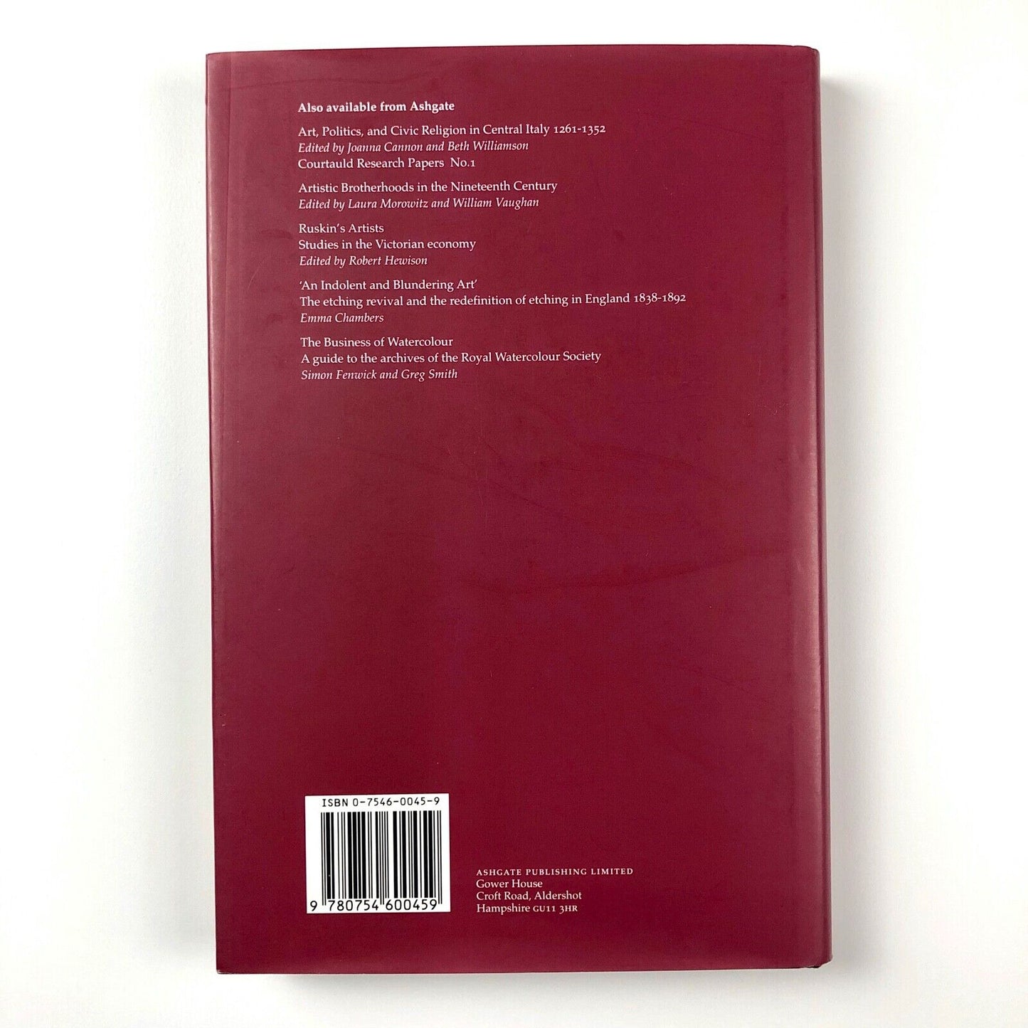 Artists & Patrons in Post-War Britain edited by Margaret Garlake | Courtauld Research Papers No. 2 | Ashgate, 2001