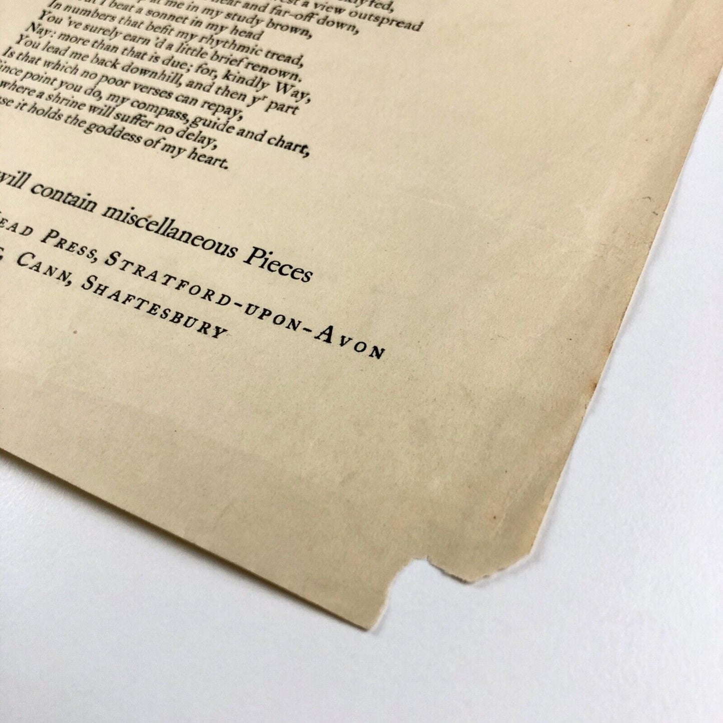 Twopenny Trifles No 21 and No 22 1921 | The Shakespeare Head Press sold by W.J. Ibbett