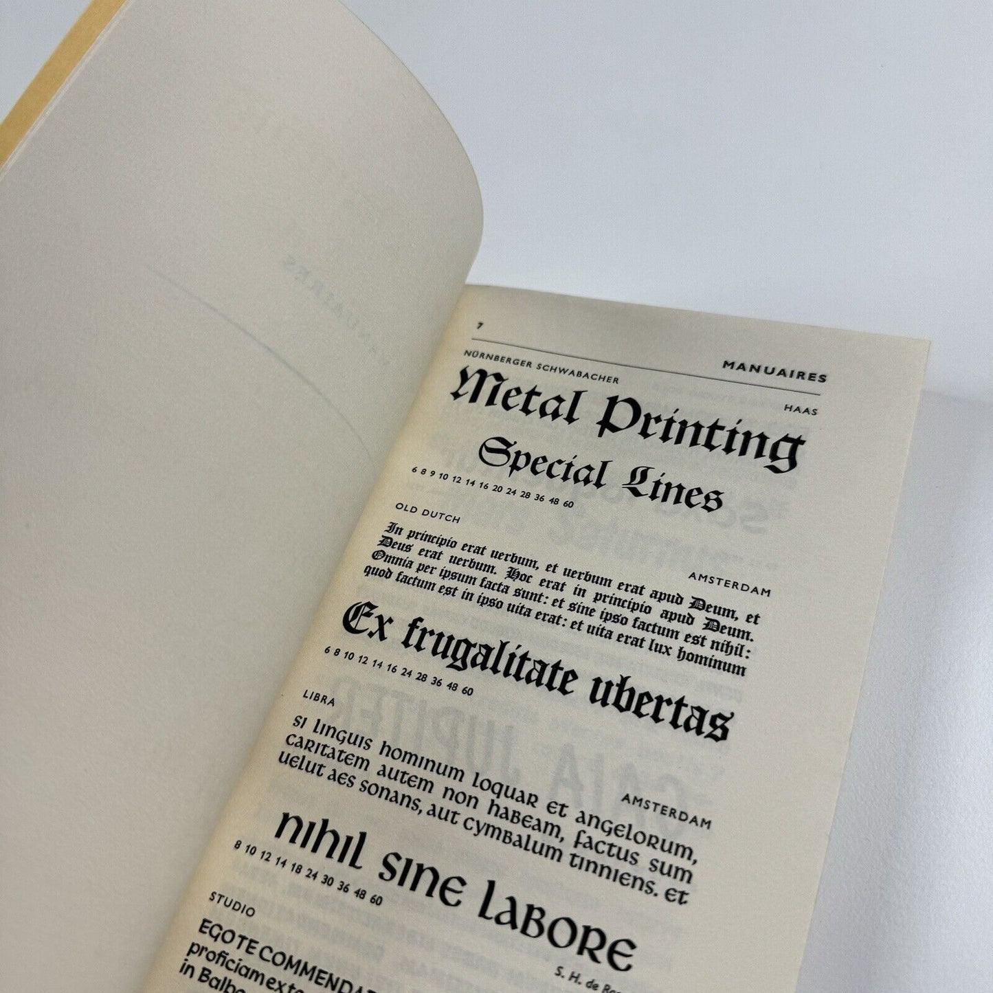 Typorum conspectus MCMLVII | John Dreyfus | Cambridge University Press, 1957