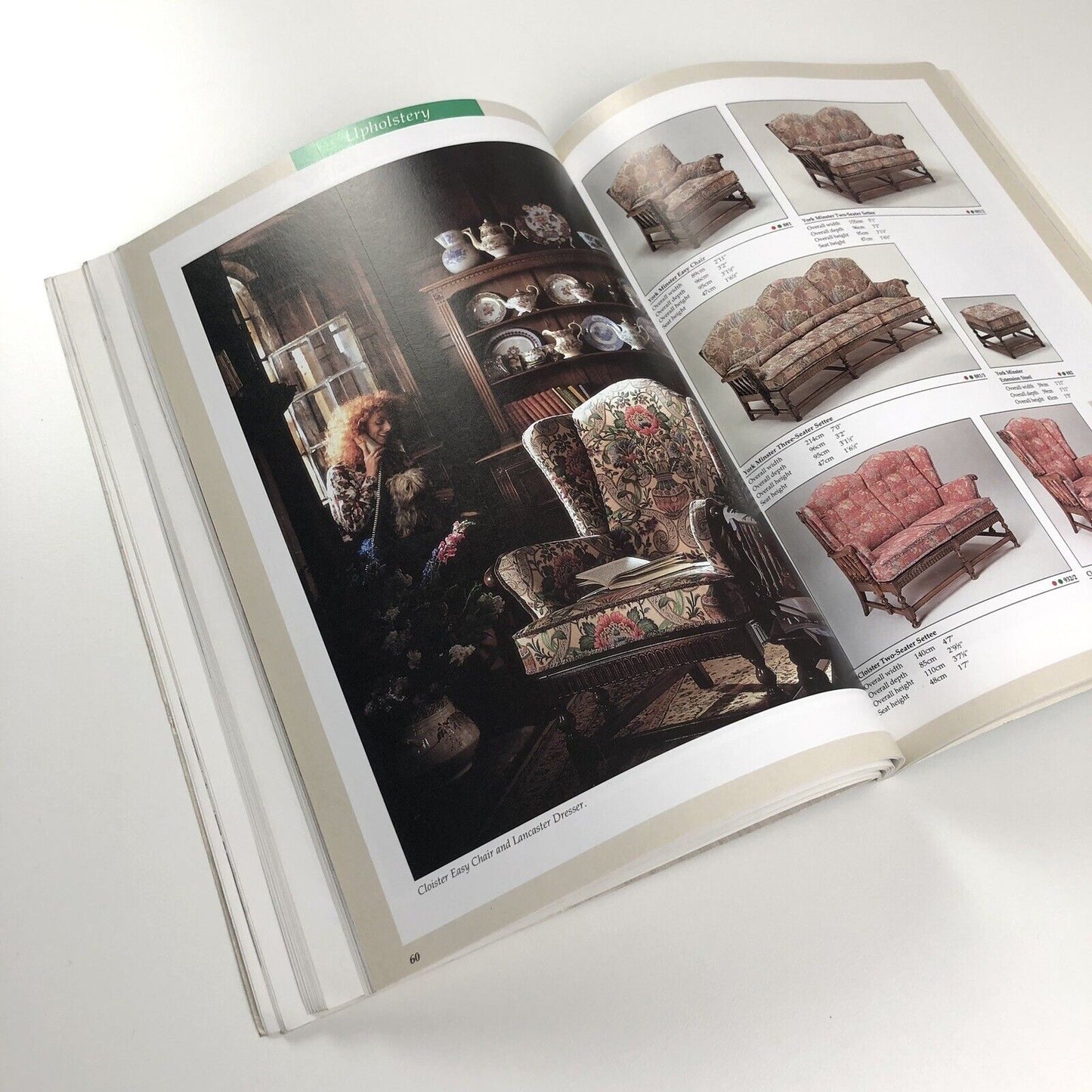 'Designs for Living' Ercol furniture brochure dated 1993