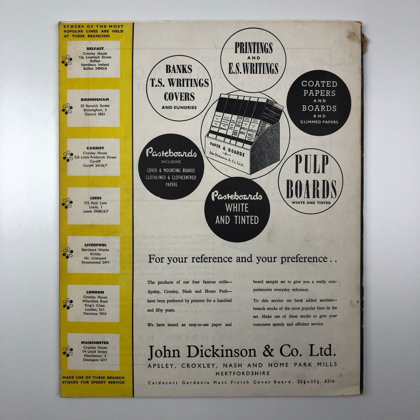 Printing Review magazine | Volume 18, Issue Number 65, Spring 1954 | edited by C. Cousland