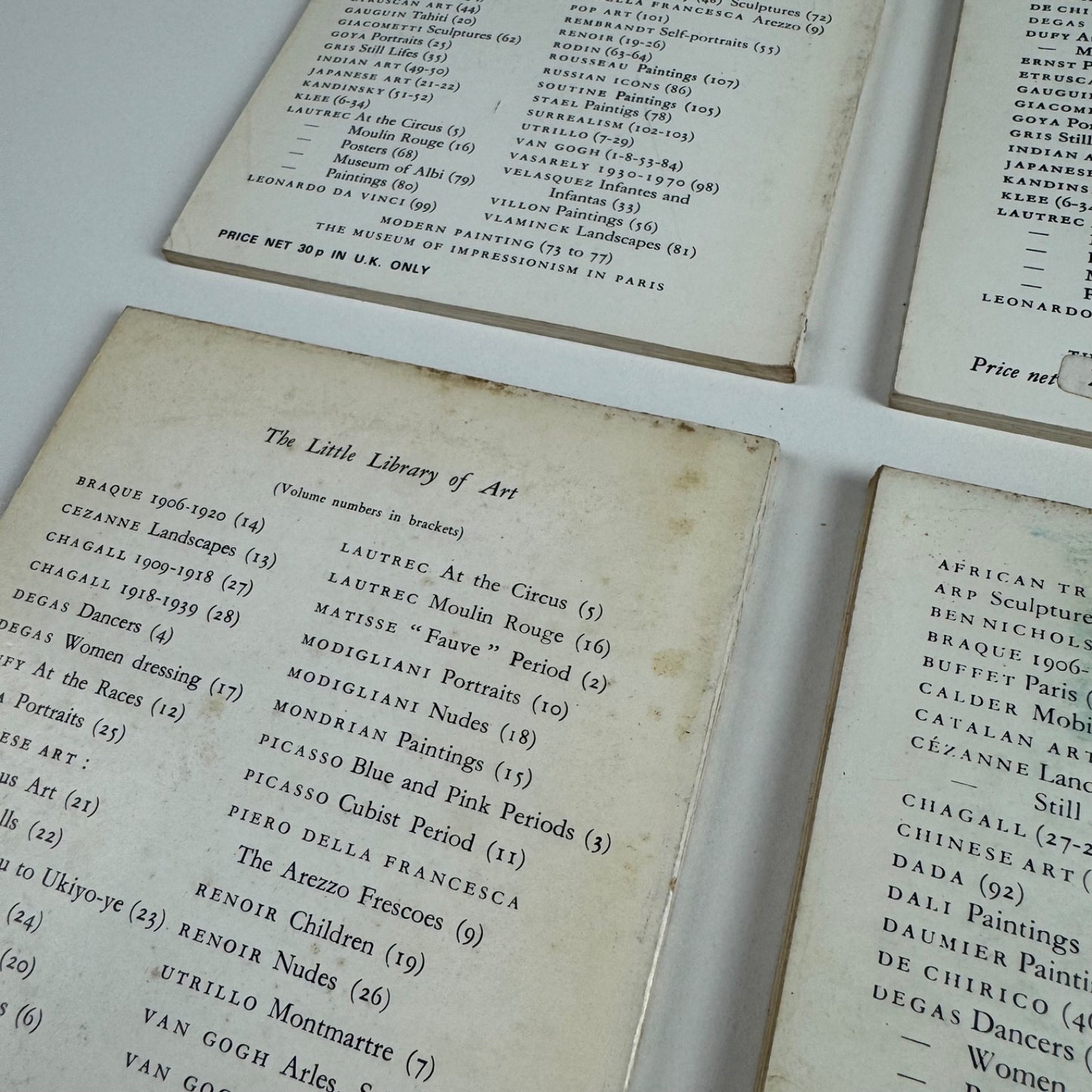12 x Methuen Little Library of Art books art movements and artists