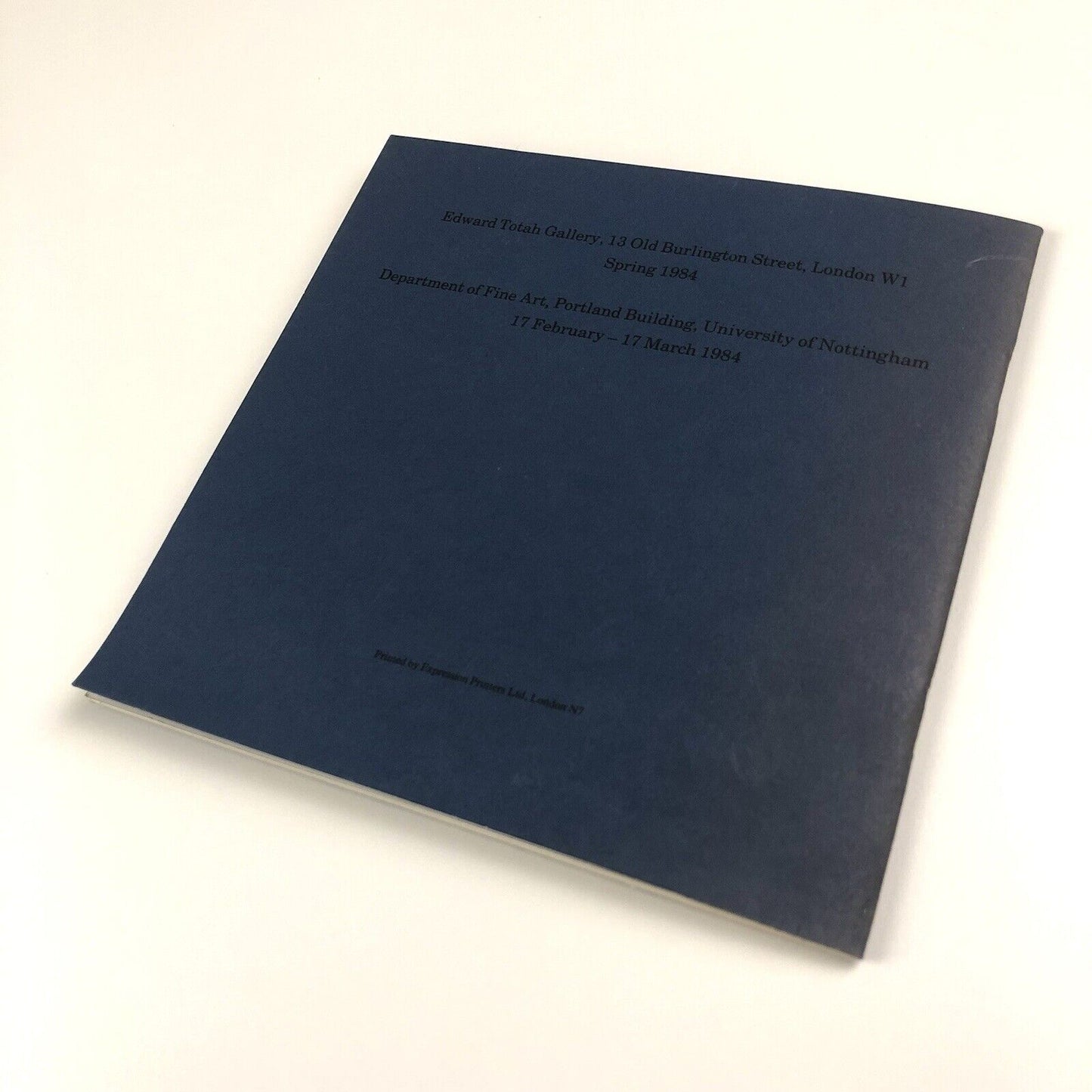 Maurice Cockrill Paintings 1982-83 | Edward Totah Gallery catalogue, 1984 | Inscribed by the artist
