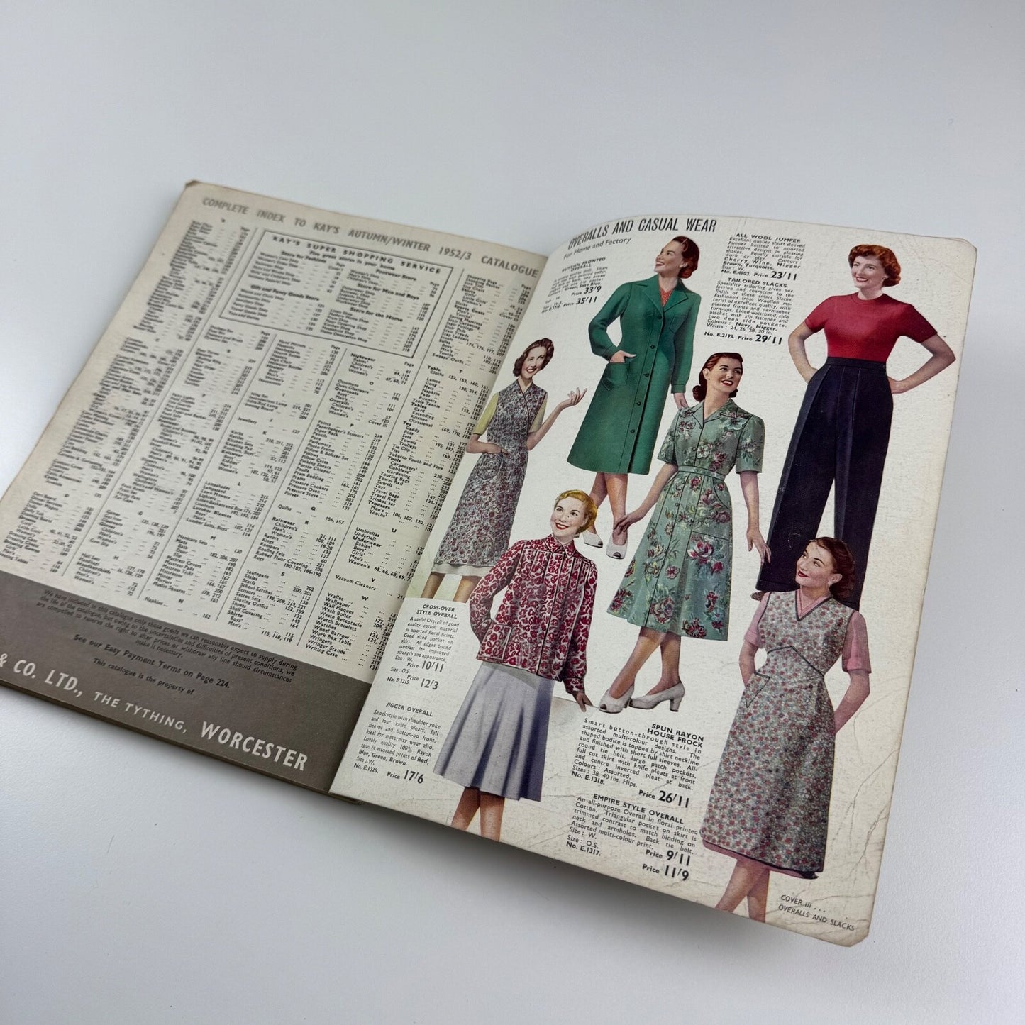 Kays catalogue Autumn and Winter 1952-3