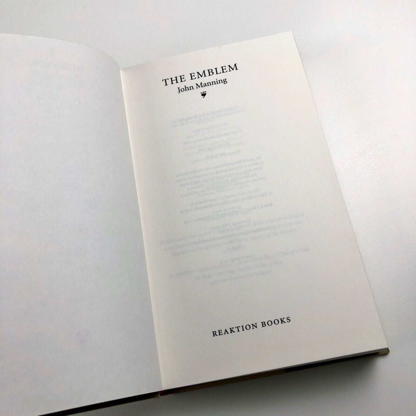 The Emblem by John Manning | Reaktion Books, 2002