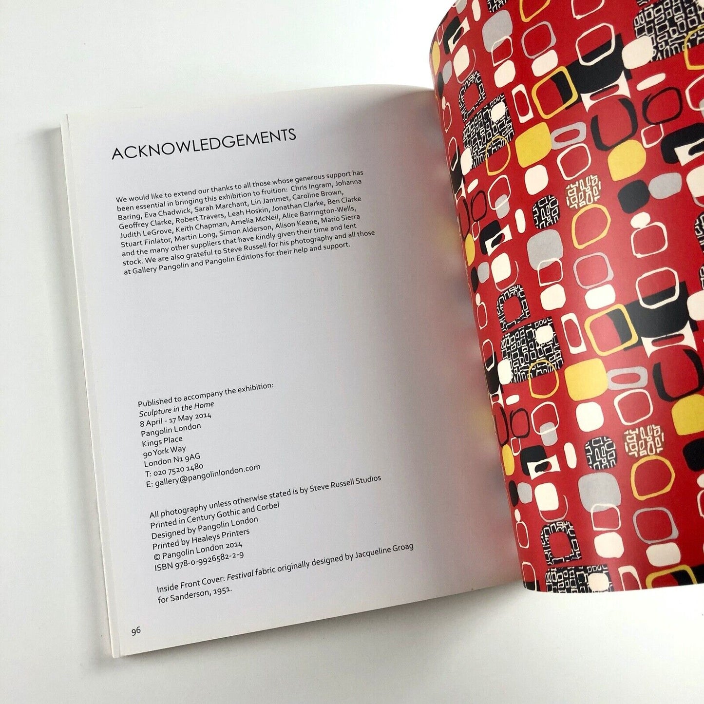 Sculpture in the Home – exhibition catalogue | Pangolin London, 2014
