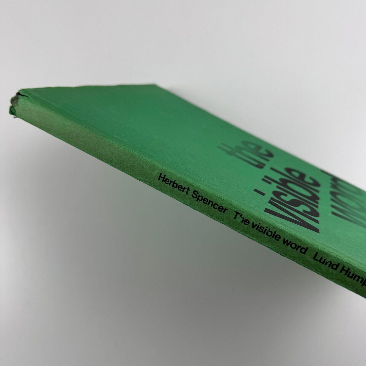 The Visible Word. Problems of Legibility by Herbert Spencer | Lund Humphries, second revised edition 1969