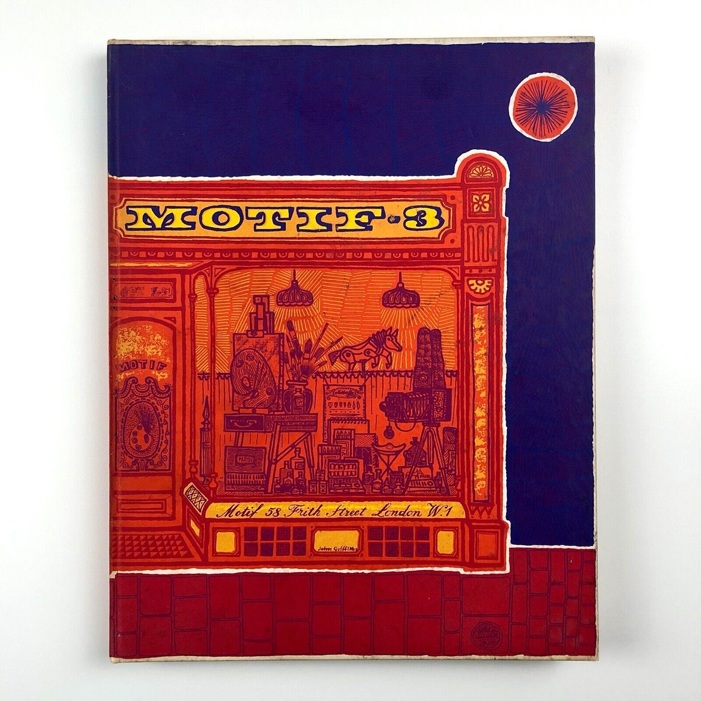 Motif 3 A Journal of the Visual Arts Sep 1959 Ruari McLean DUMMY BLANK COPY - cover design John Griffith